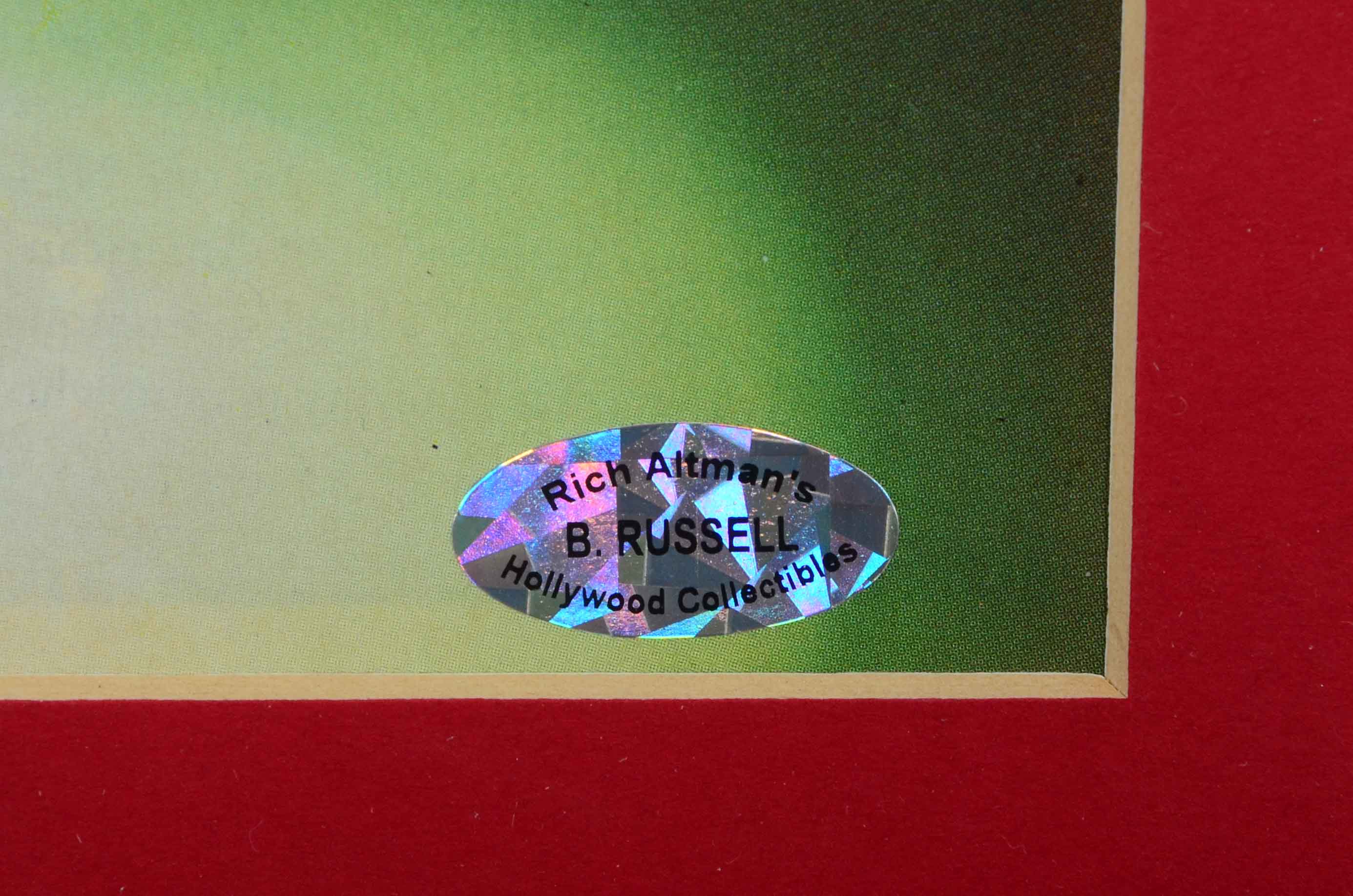 Framed Bill Russell Signed Magazine Page