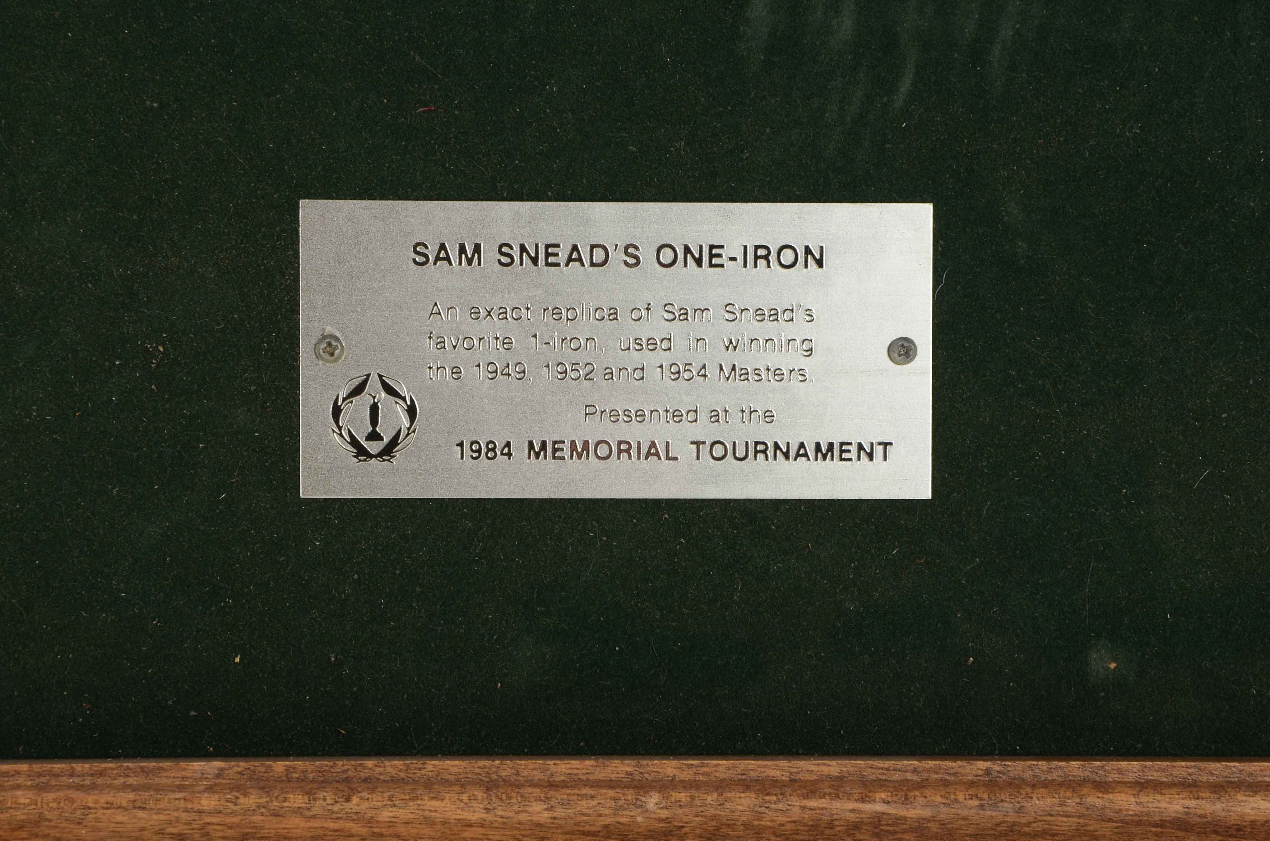 Sam Snead Memorial Tournament Golf Club Item