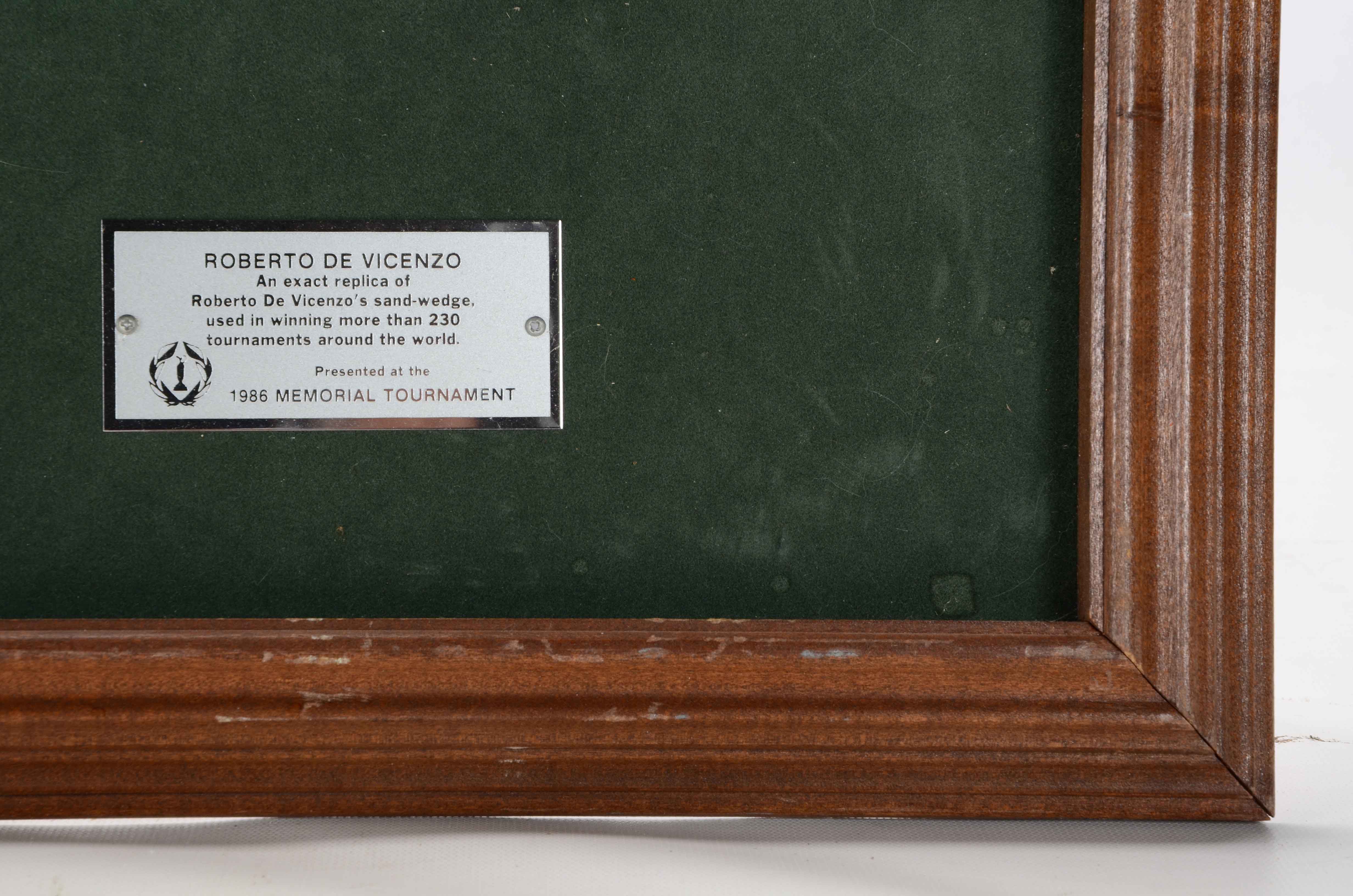 De Vicenzo Memorial Tournament Golf Club Item