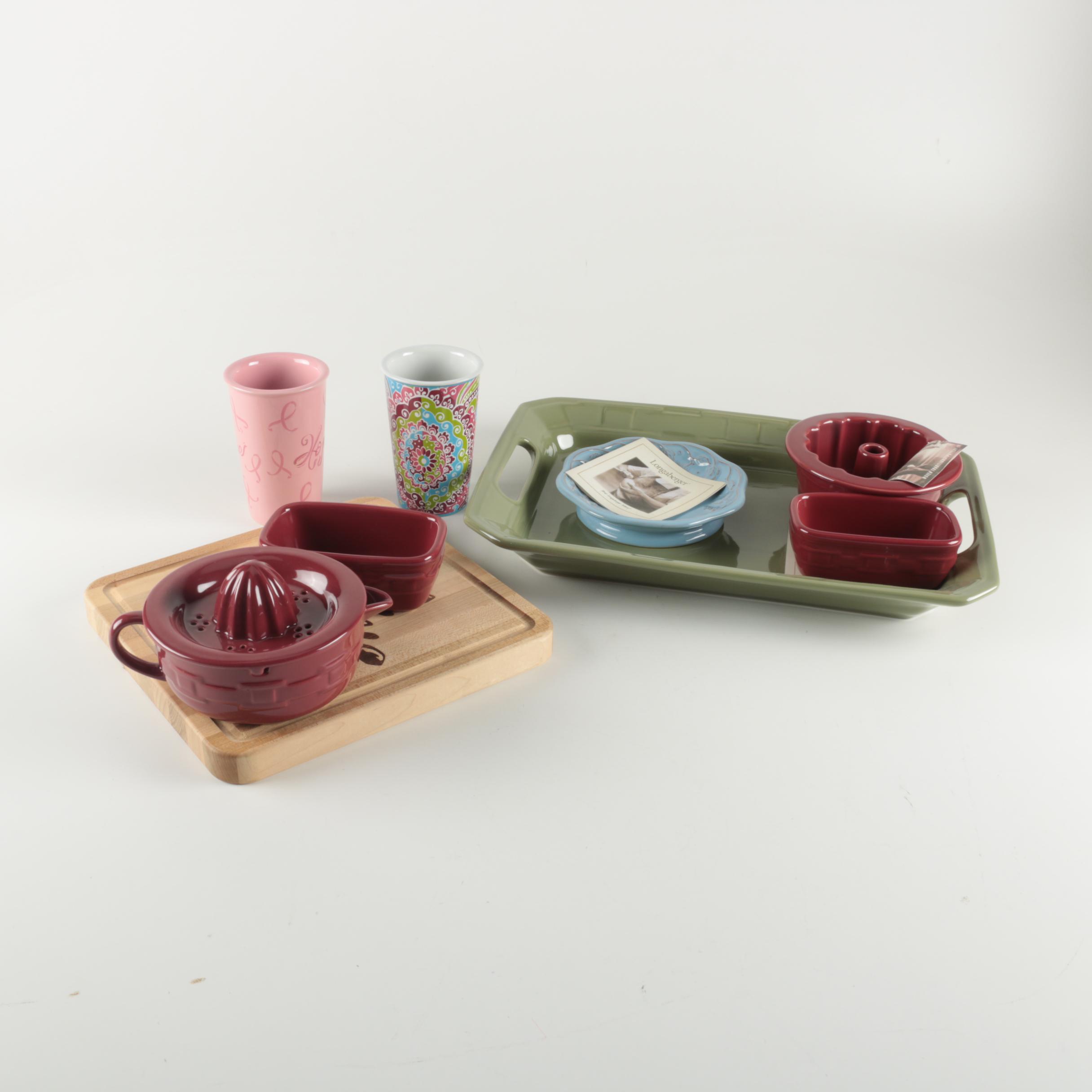 Assorted Longaberger Pottery