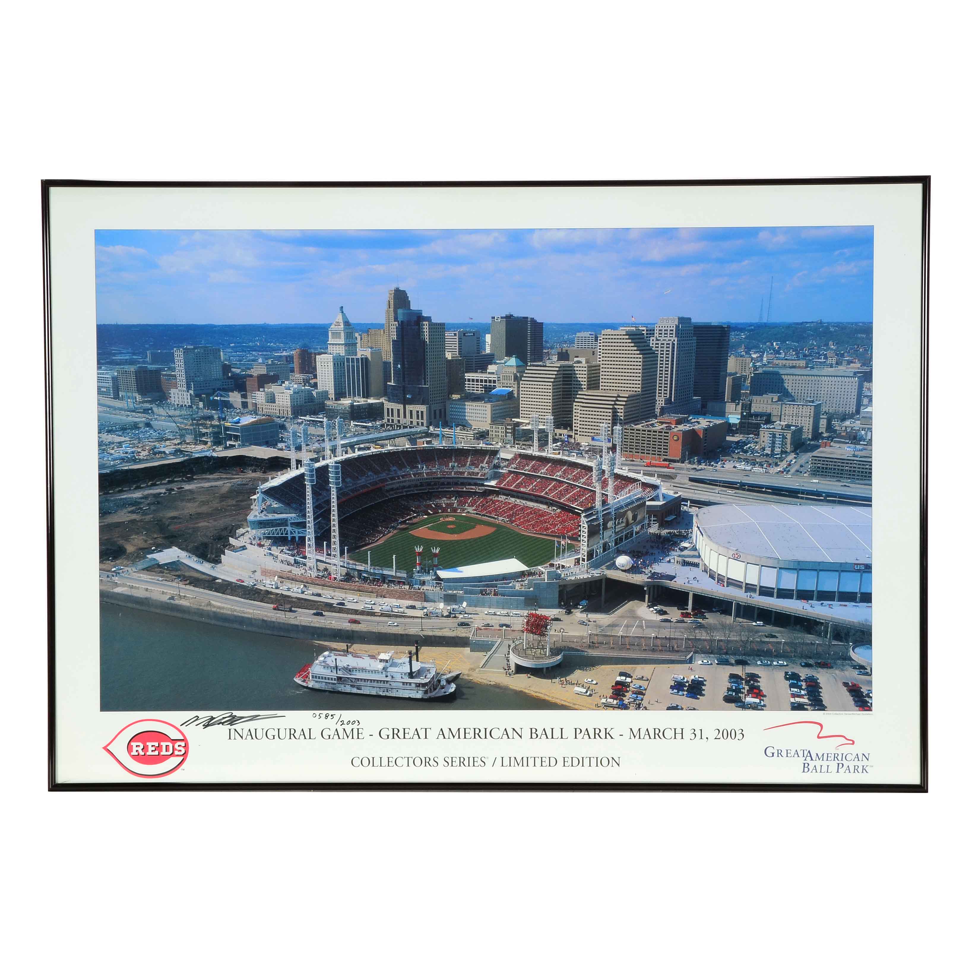 Great American Ball Park Signed Limited Poster