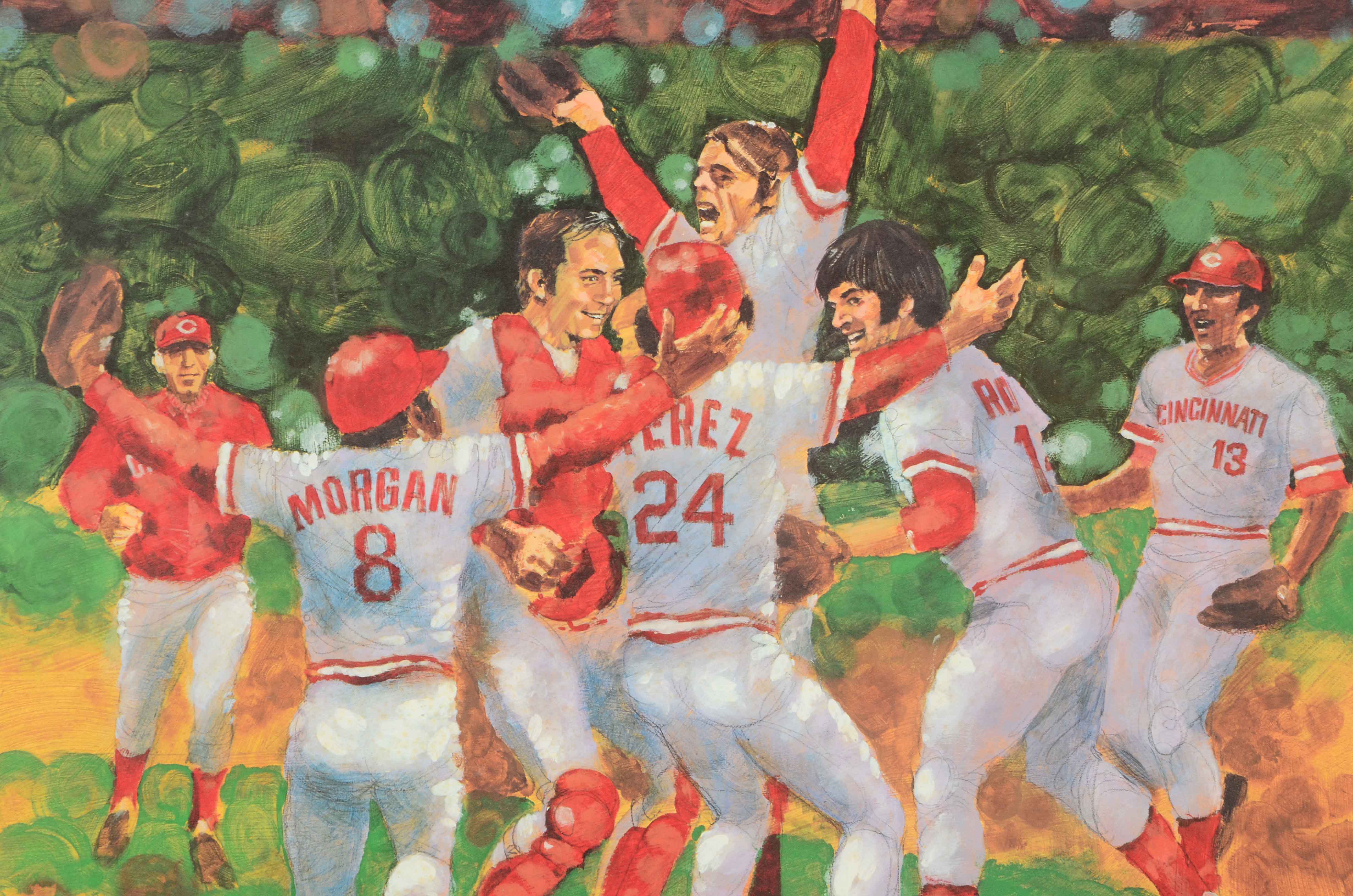 Clint Orlemann Print of Cincinnati Reds World Series Celebration
