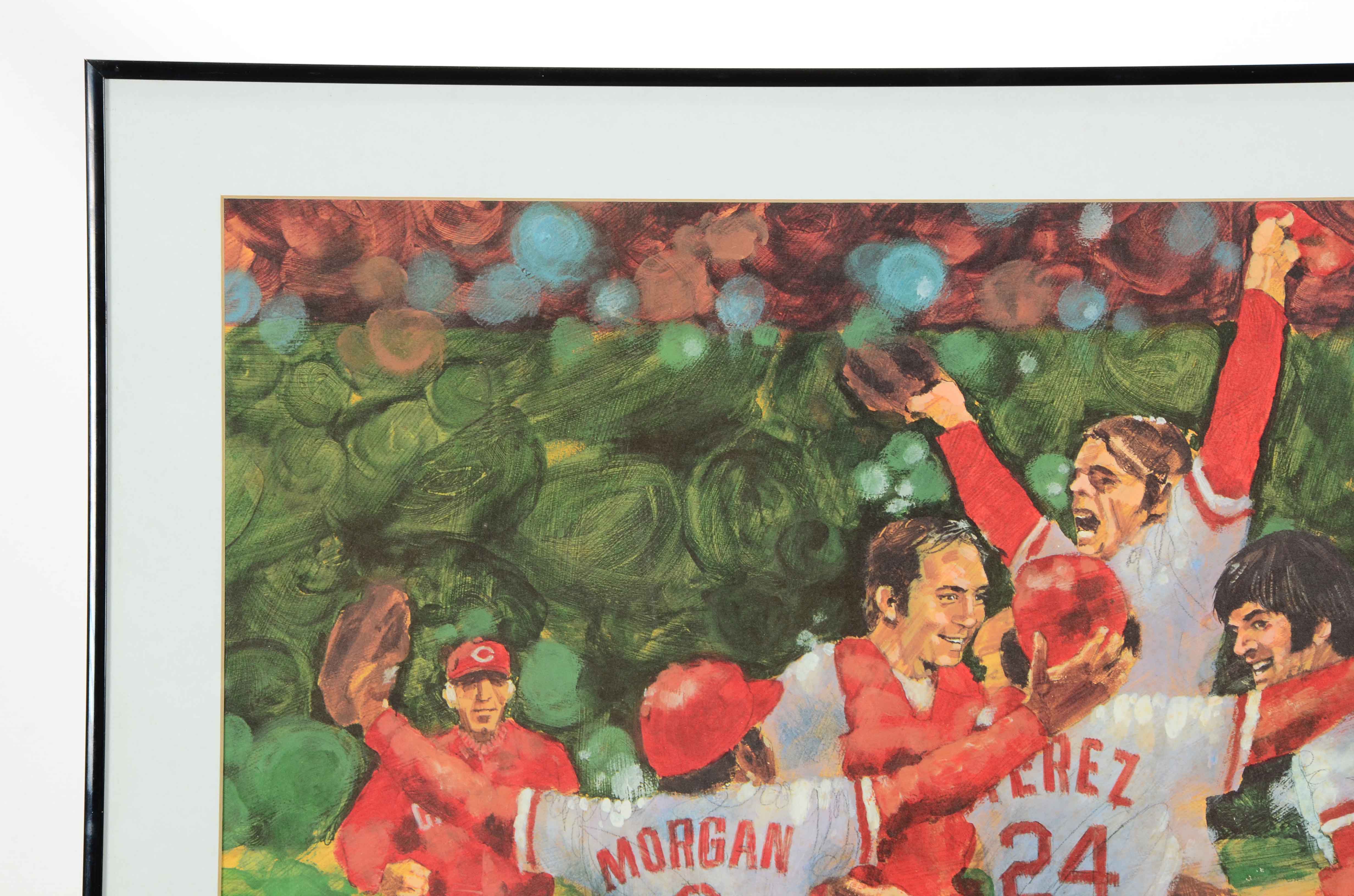 Clint Orlemann Print of Cincinnati Reds World Series Celebration