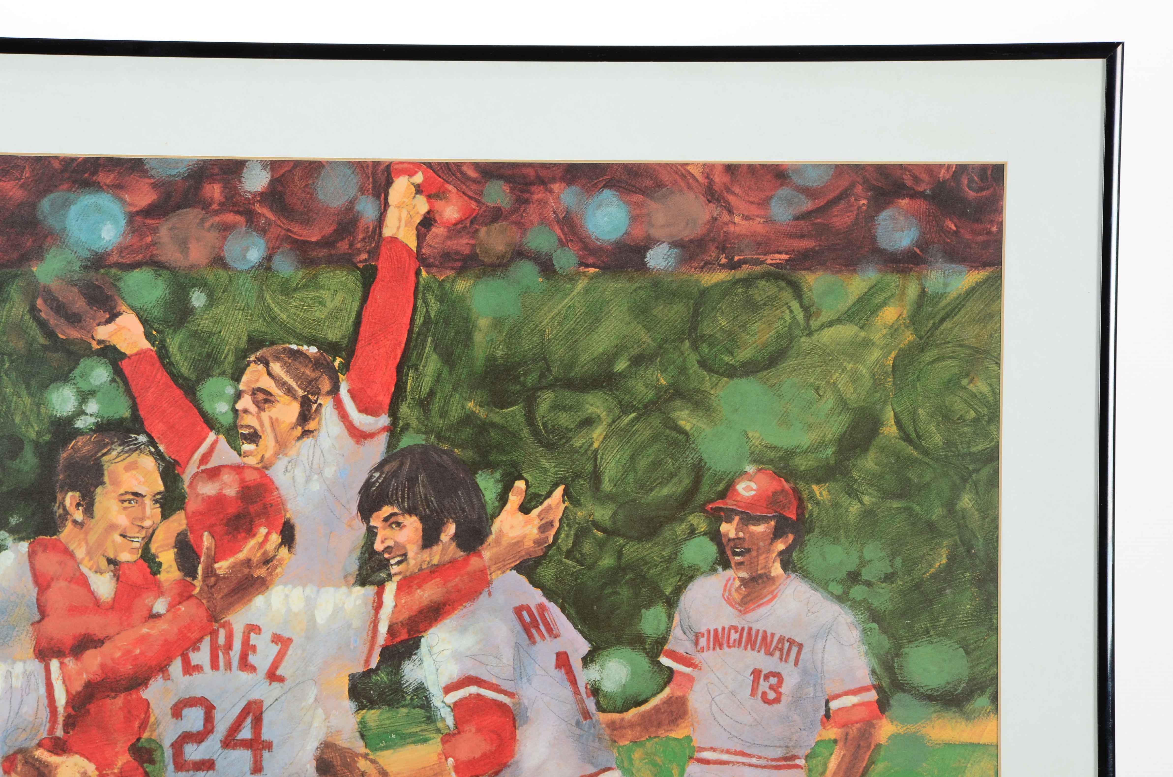 Clint Orlemann Print of Cincinnati Reds World Series Celebration