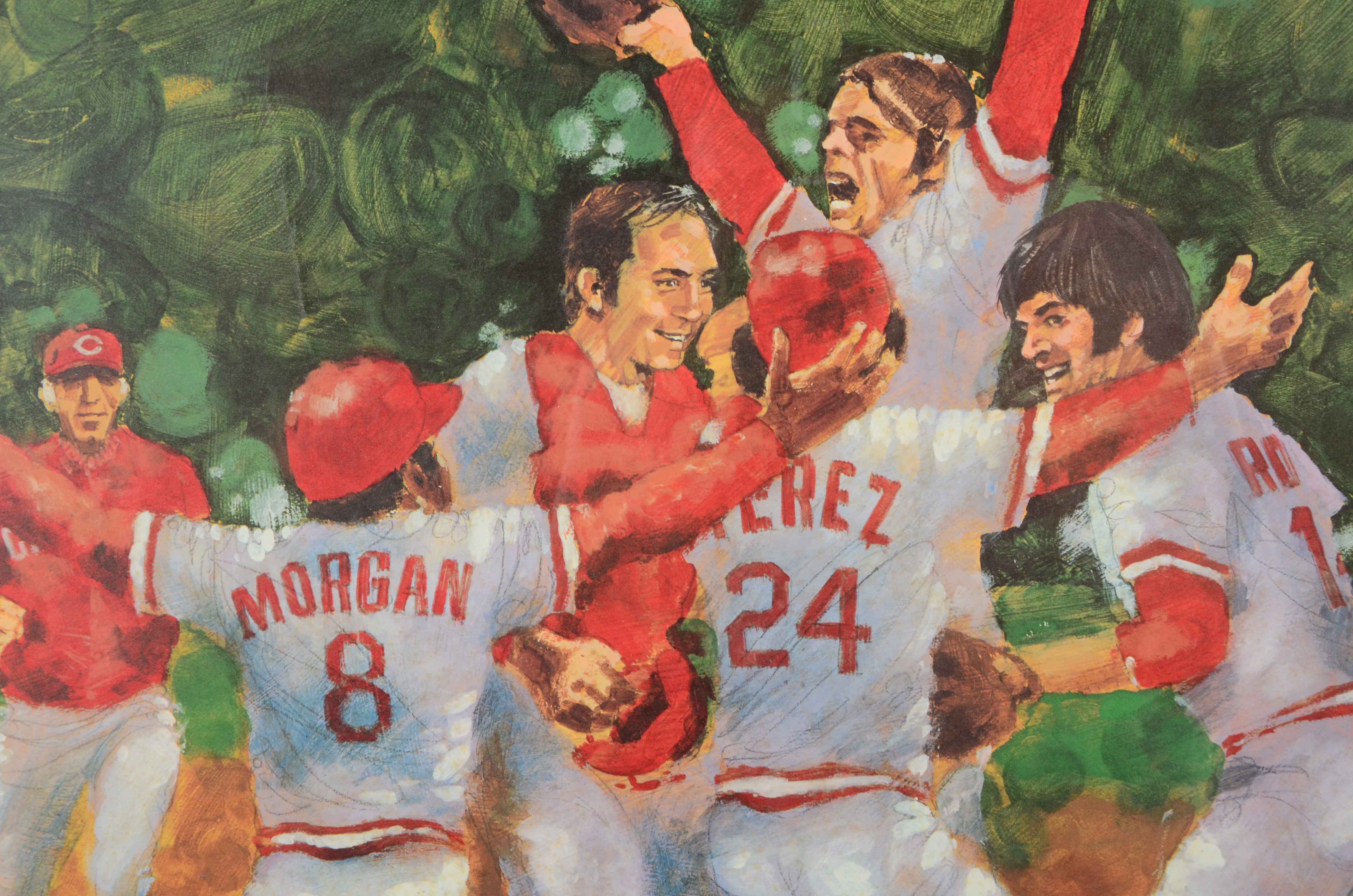 Clint Orlemann Print of Cincinnati Reds World Series Celebration