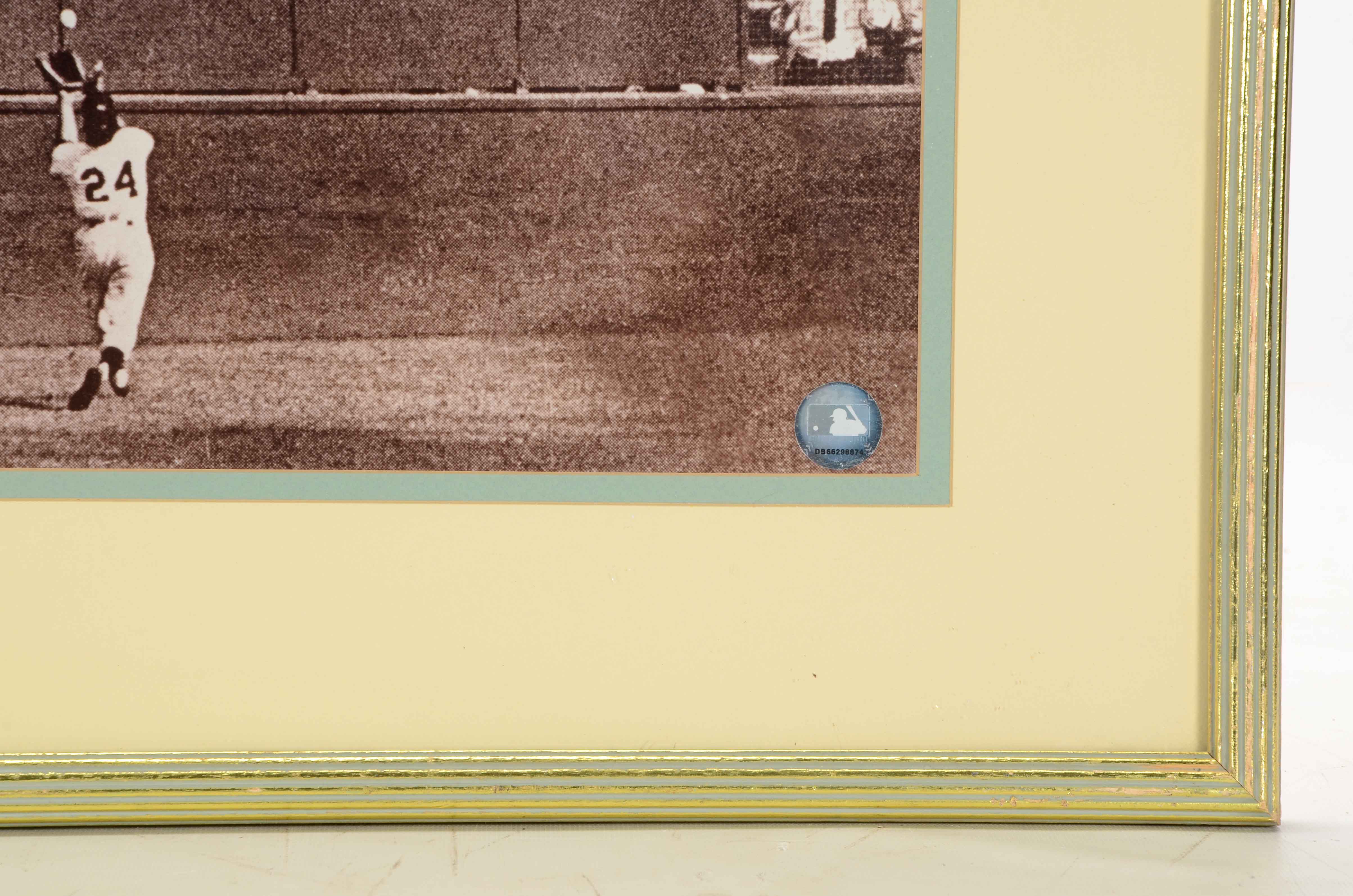 Willie Mays Signed Picture  COA