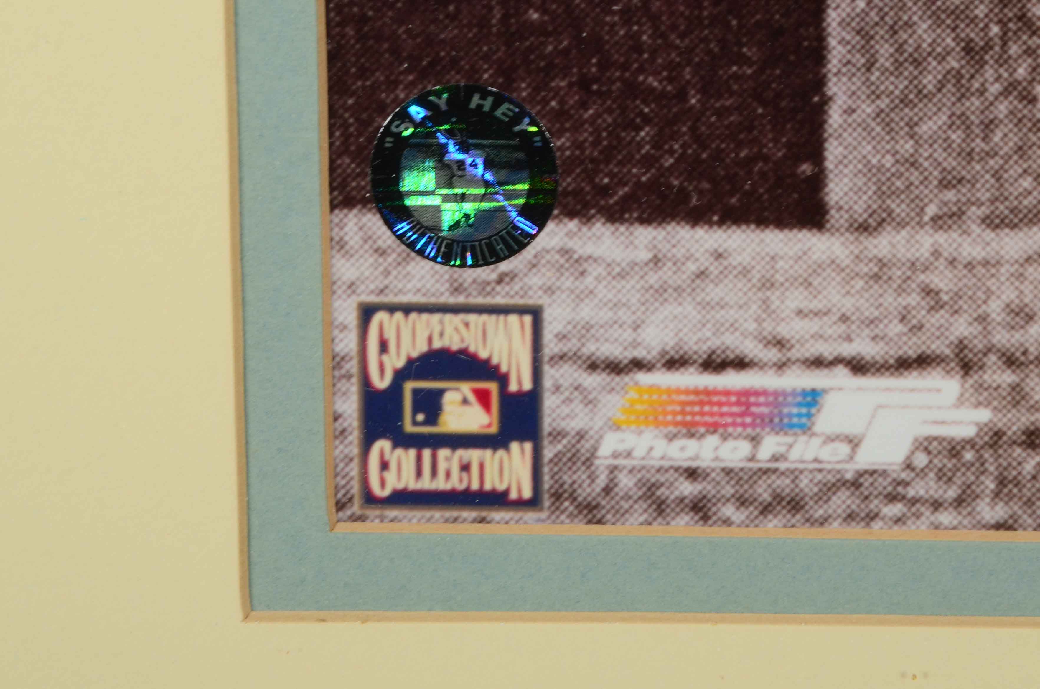 Willie Mays Signed Picture  COA