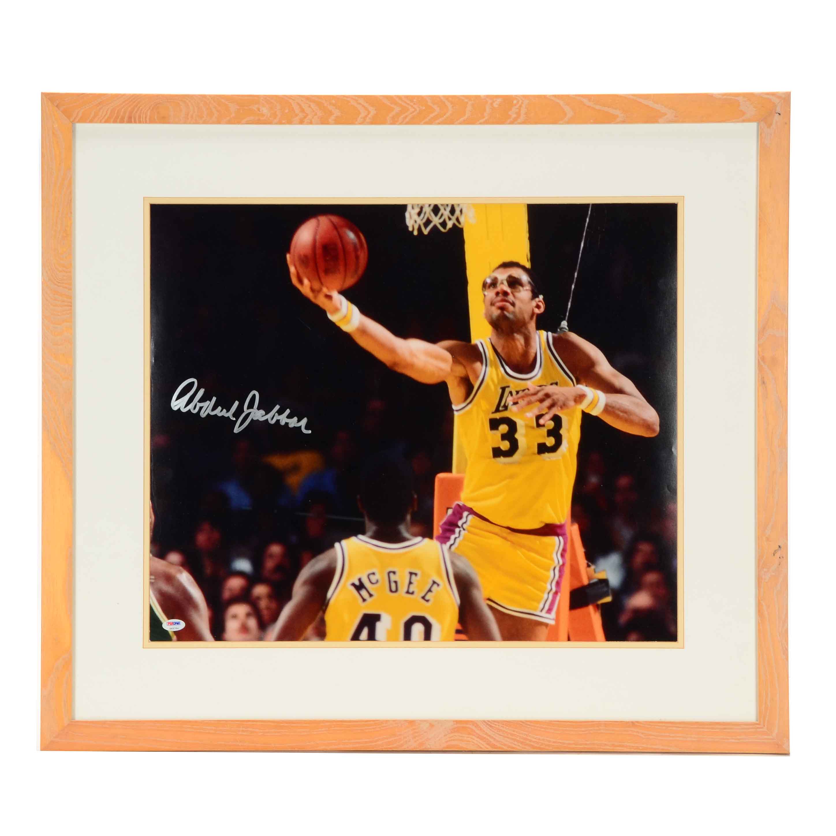 Kareem Abdul Jabbar Signed Photo  COA