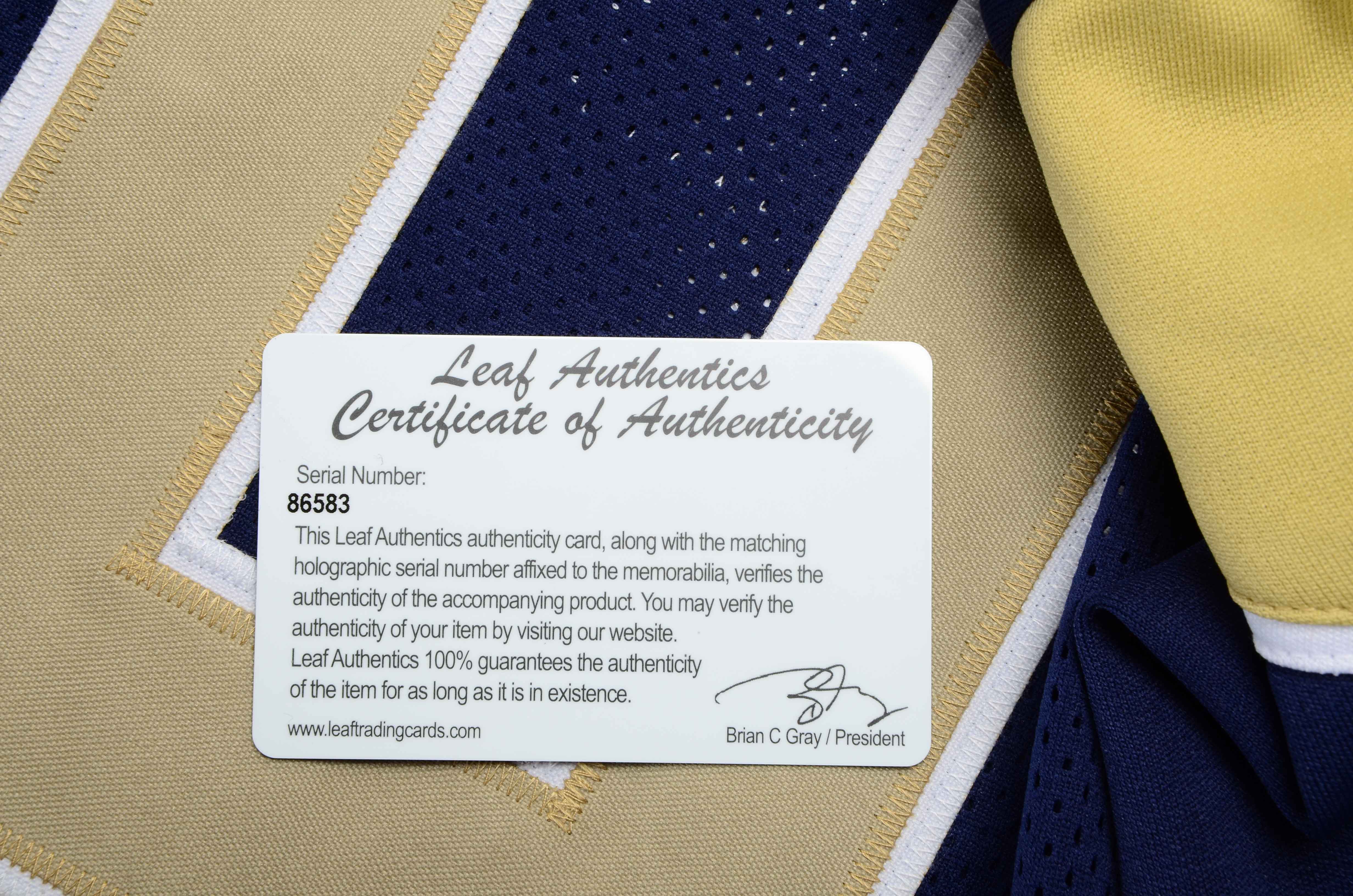 Todd Gurley Signed Jersey  COA