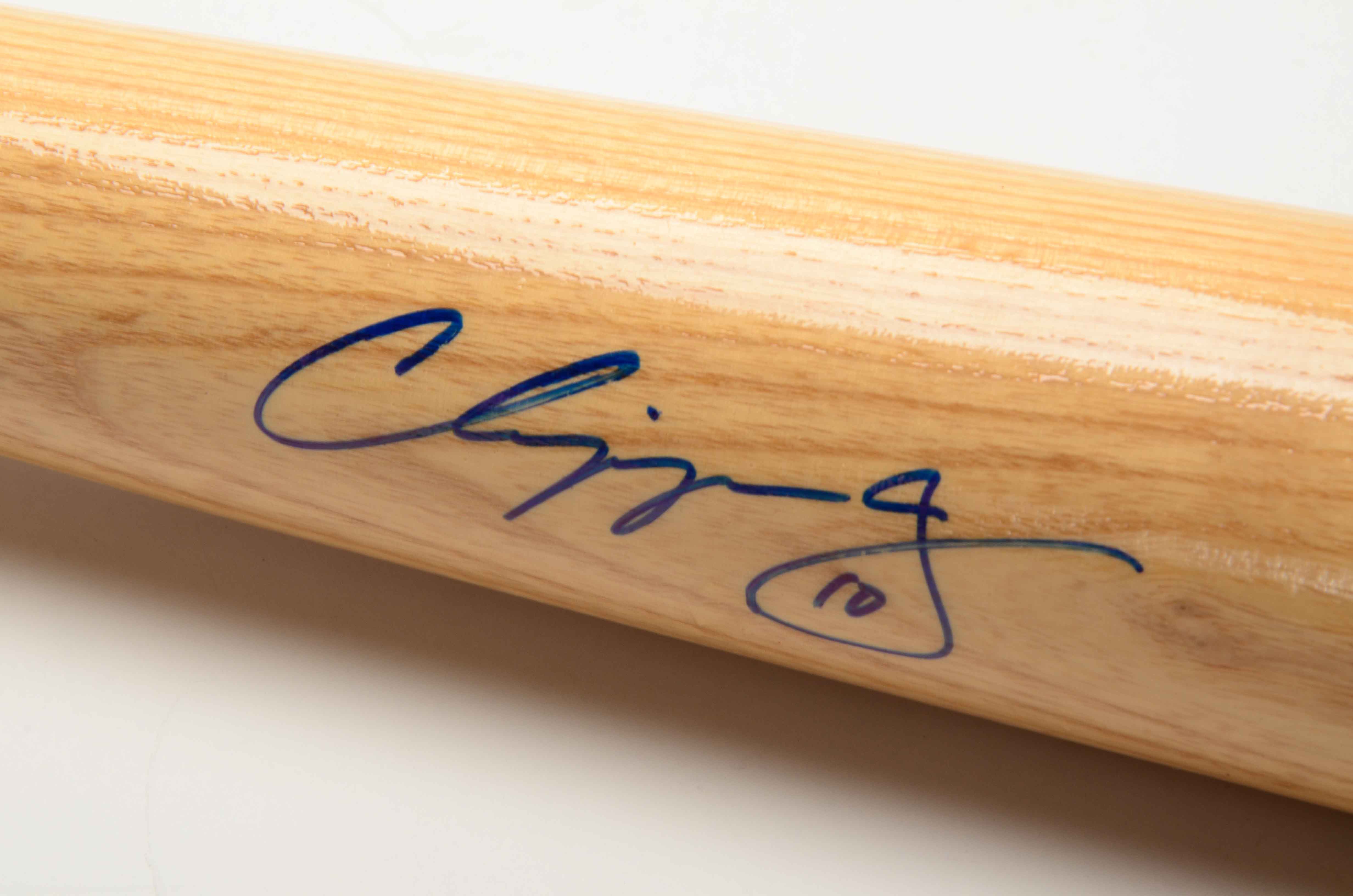 Chipper Jones Signed Bat  COA