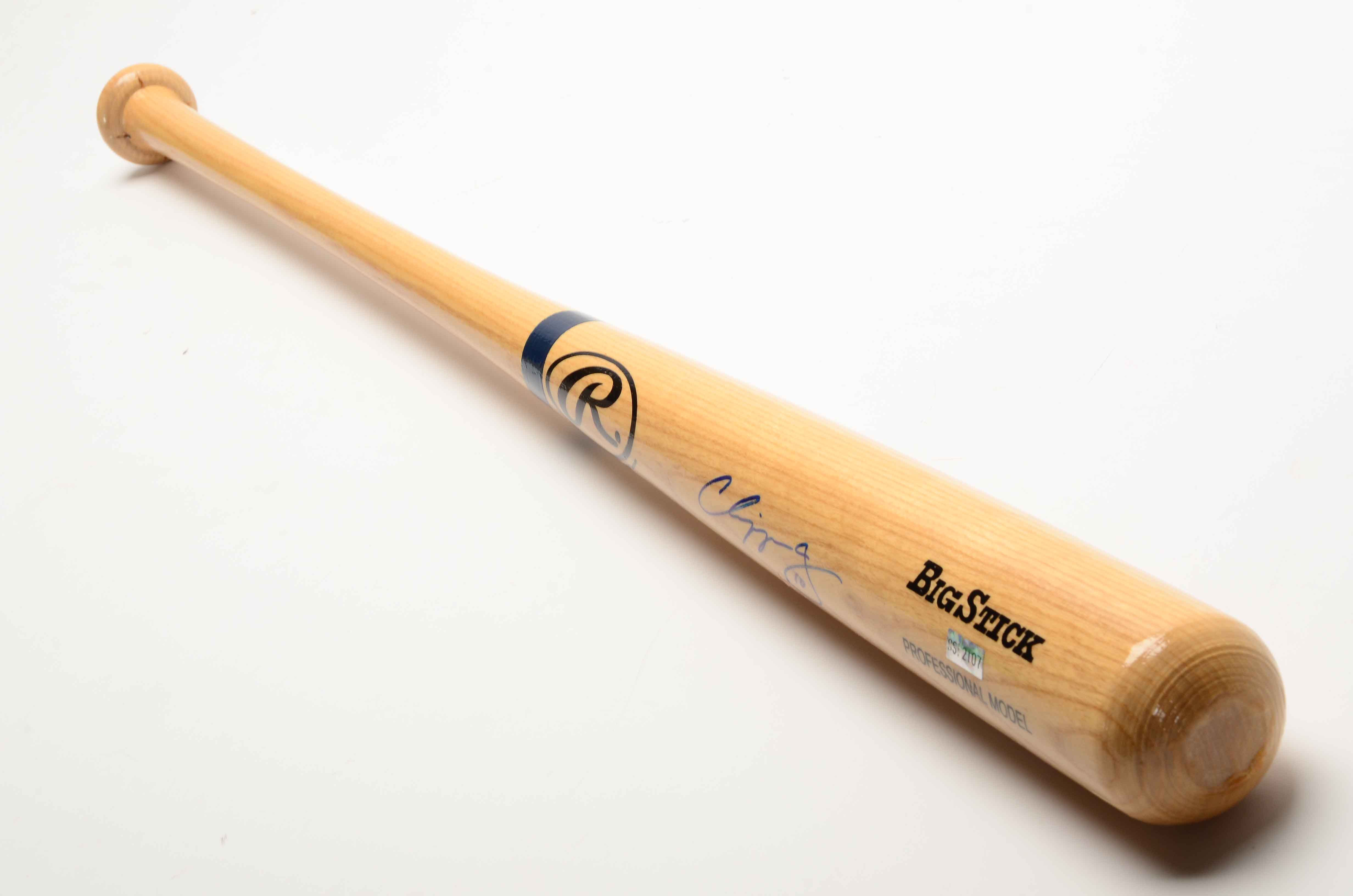 Chipper Jones Signed Bat  COA