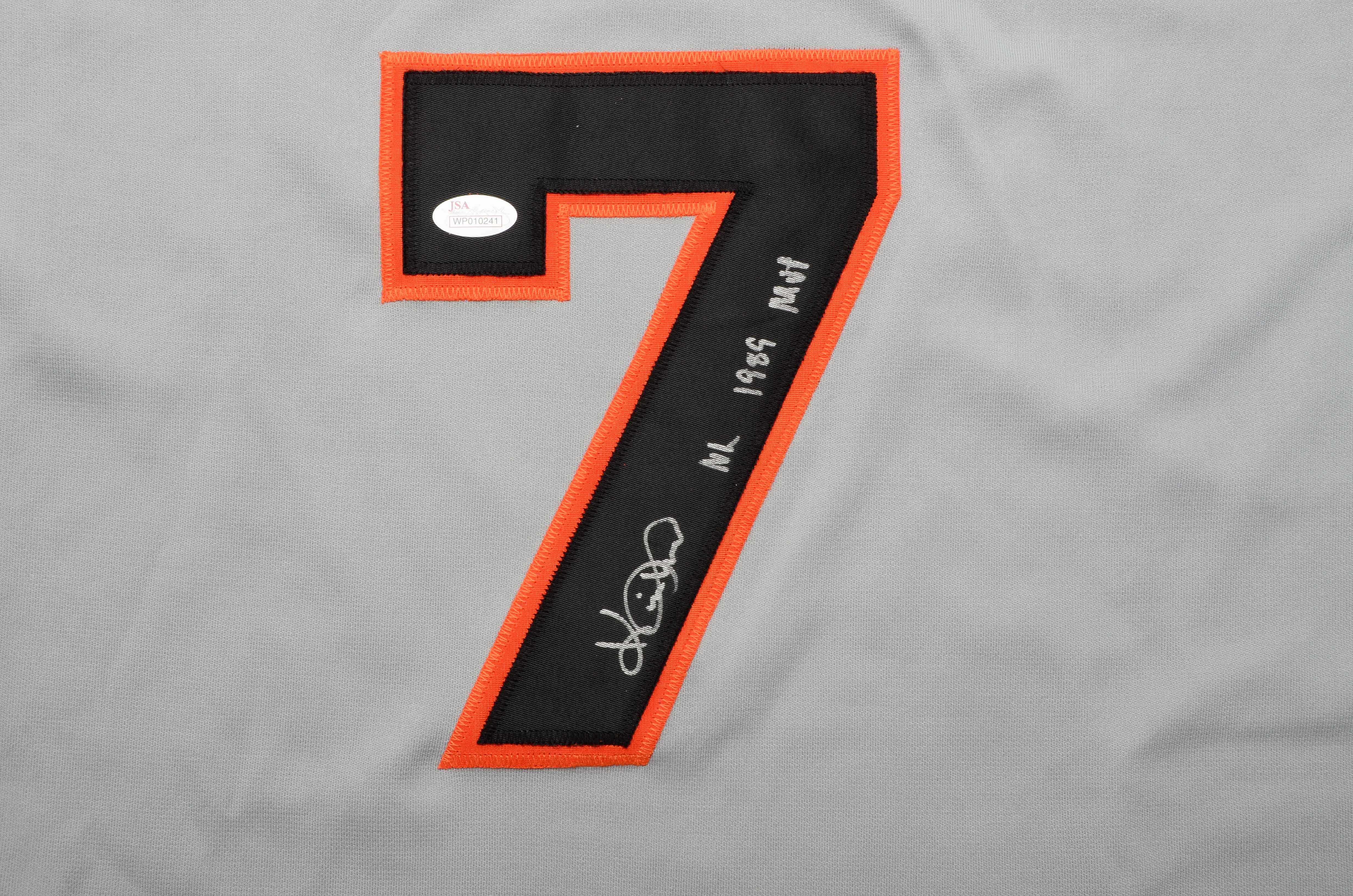 Kevin Mitchell Signed Jersey  COA