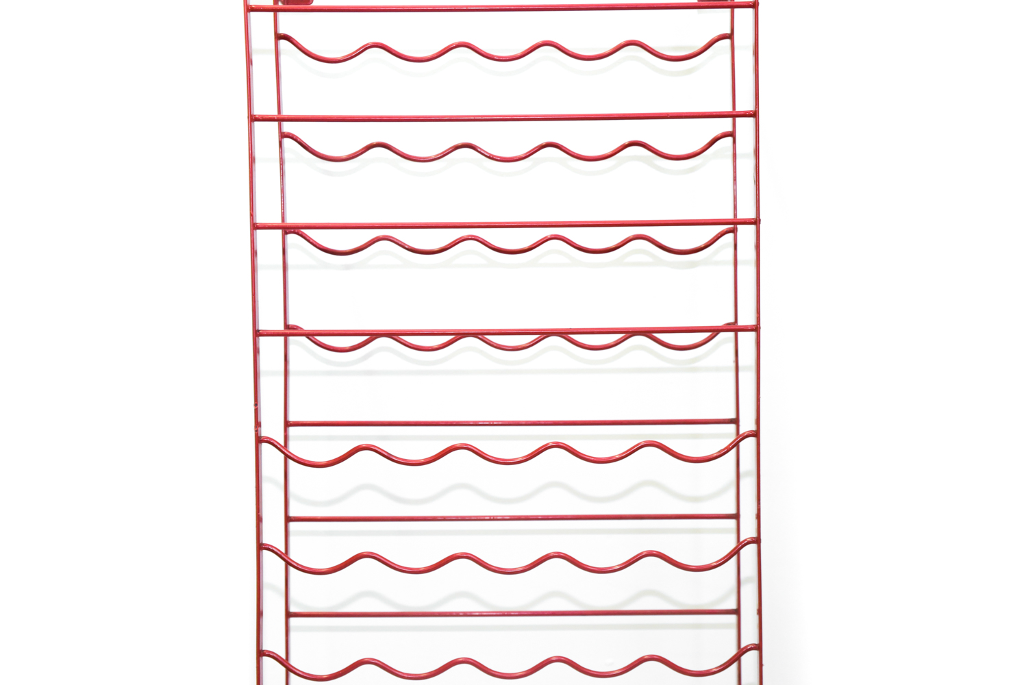Red Metal Wine Racks