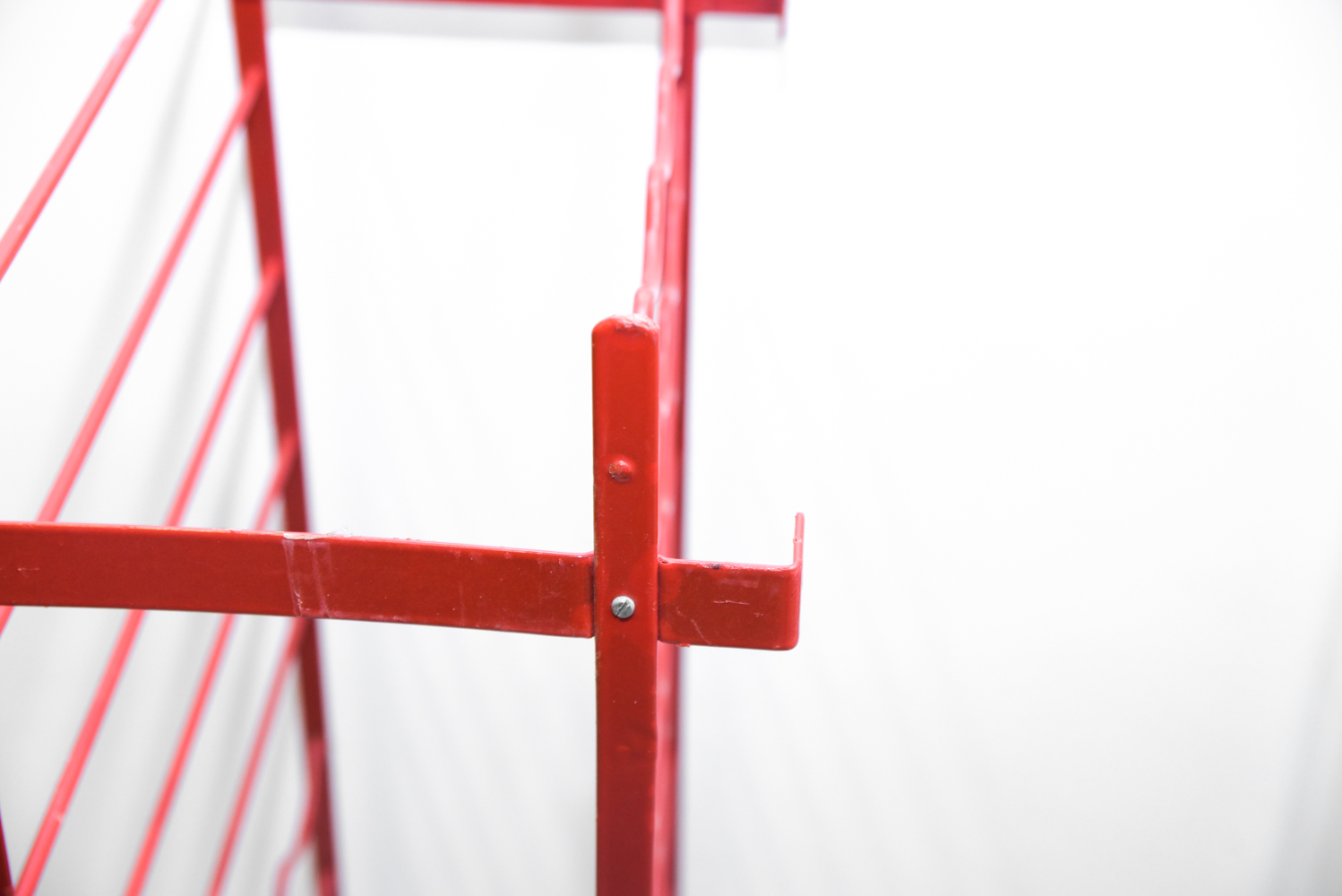 Red Metal Wine Racks