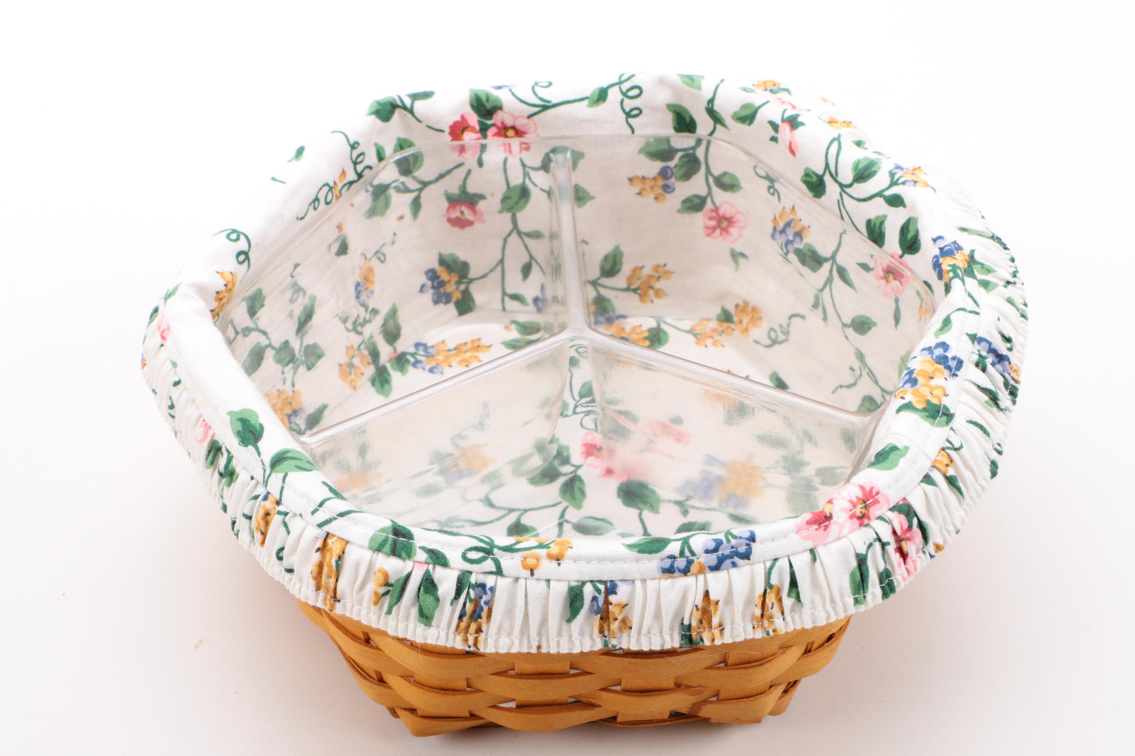 Longaberger Wall Clock with Baskets