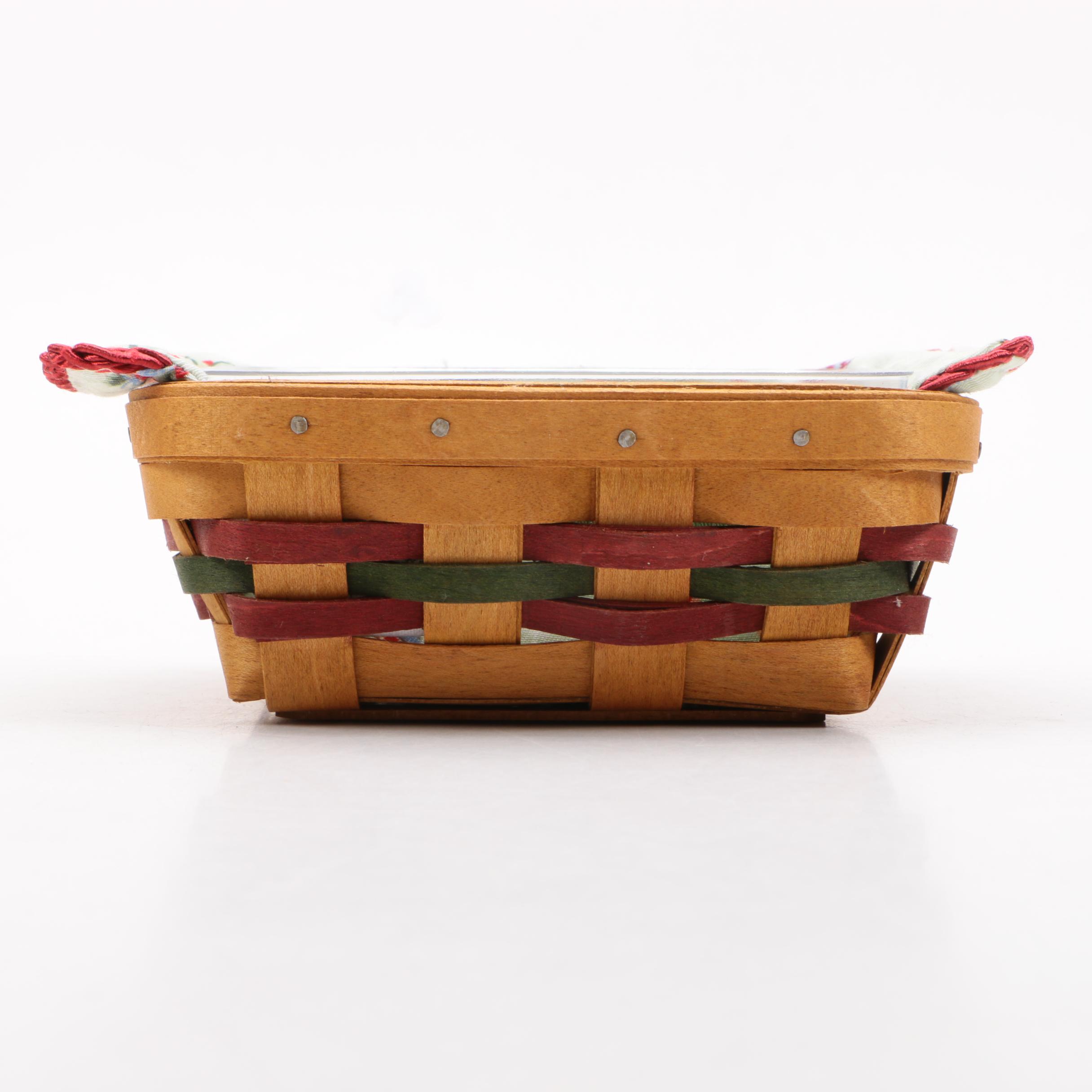 Longaberger Wall Clock with Baskets