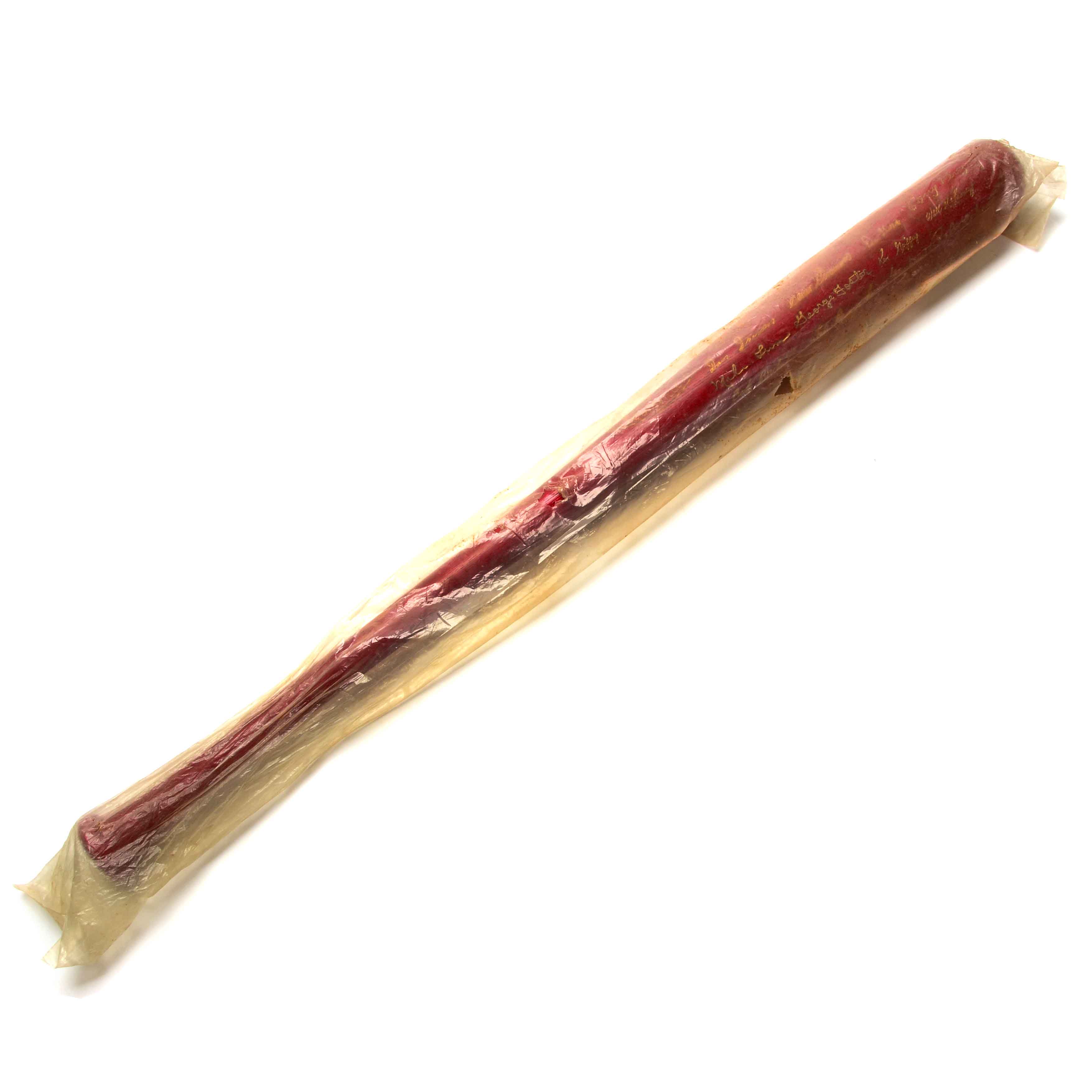 1976 Cincinnati Reds "Red World Champions" Bat In Original Cellophane Bag