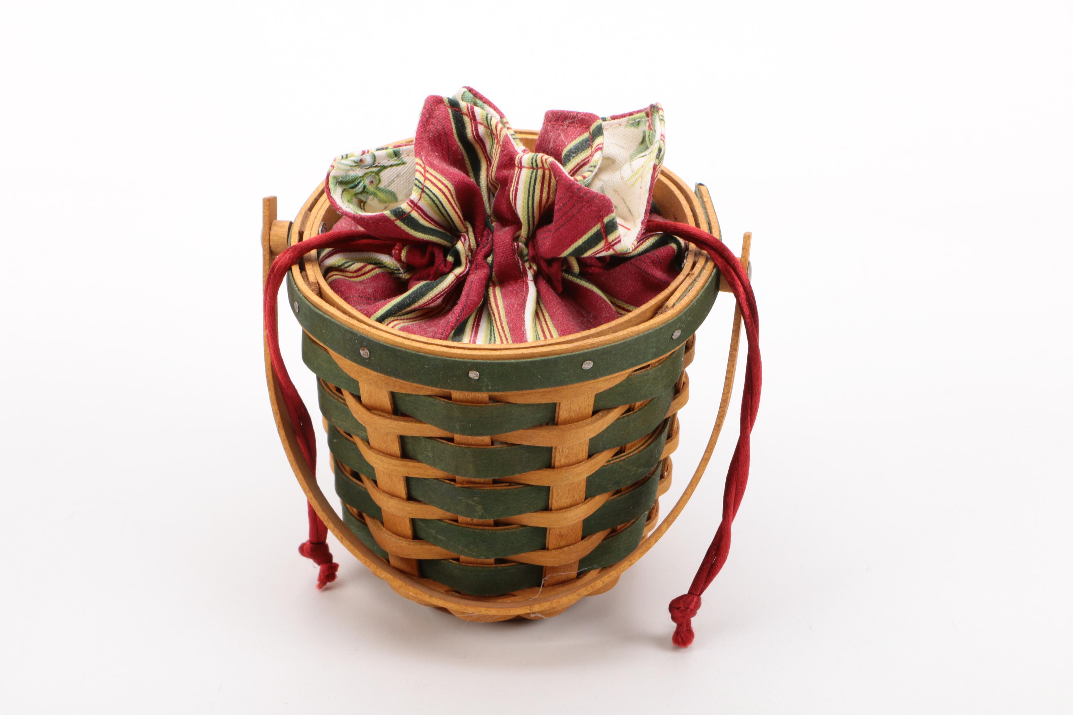 Longaberger Wall Clock with Baskets