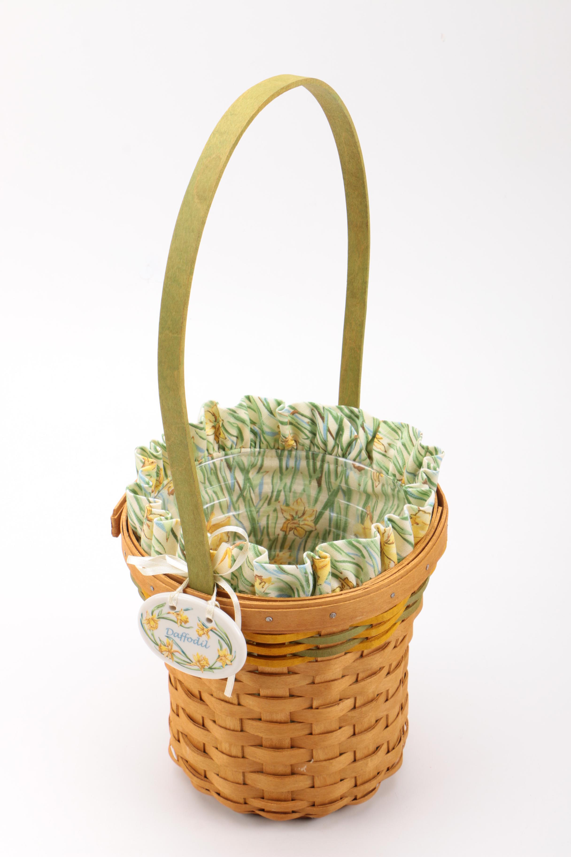 Longaberger Wall Clock with Baskets