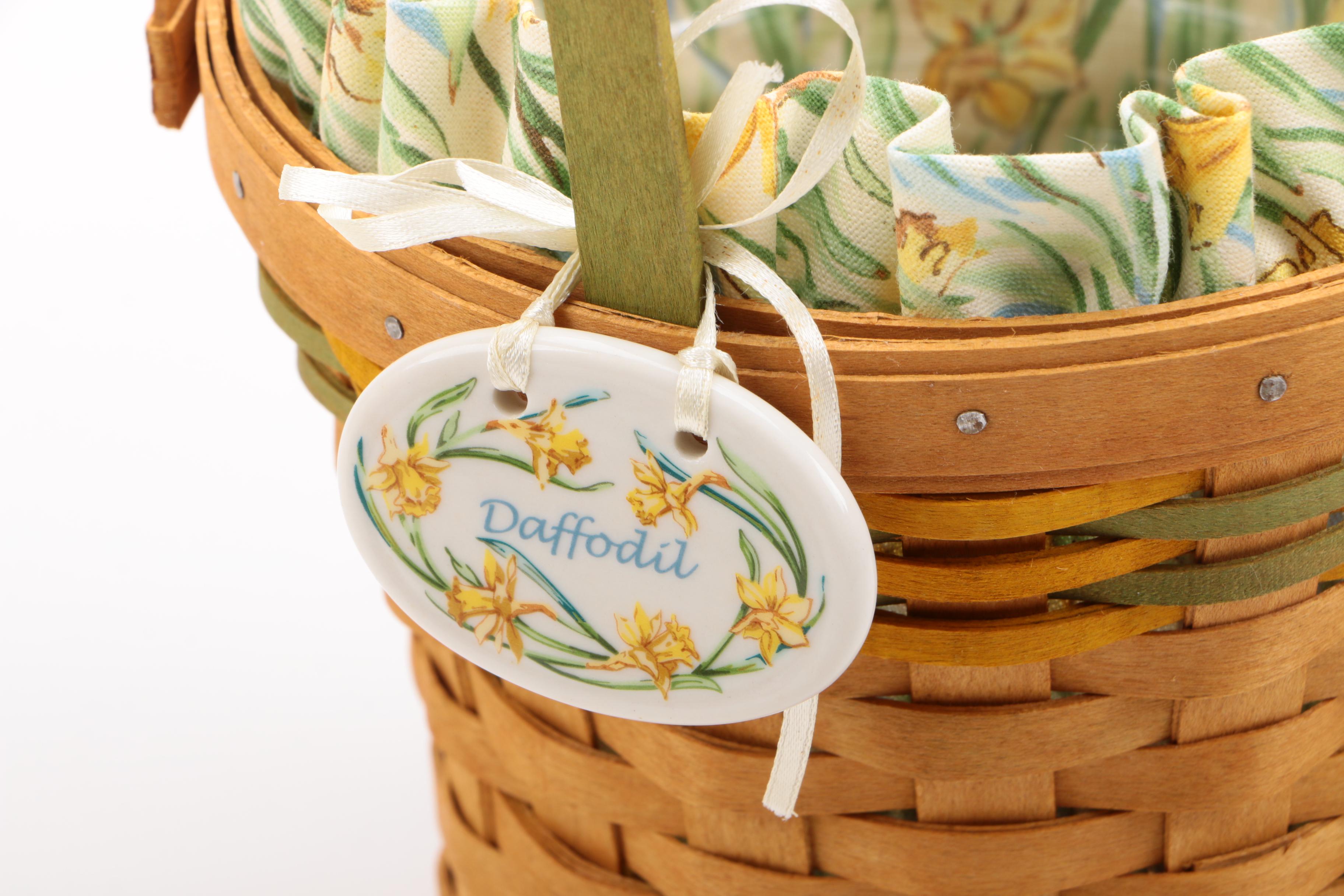 Longaberger Wall Clock with Baskets