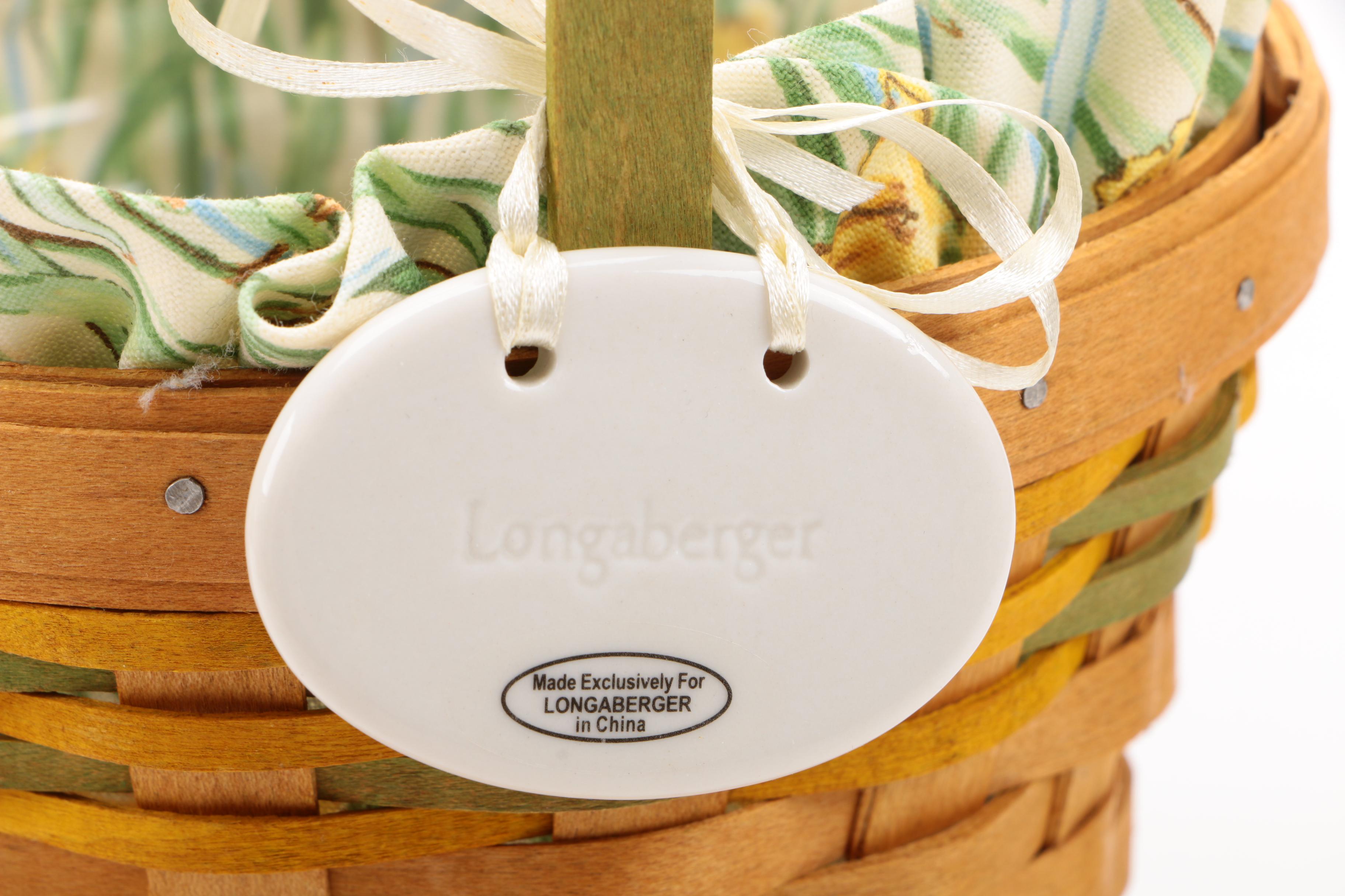 Longaberger Wall Clock with Baskets