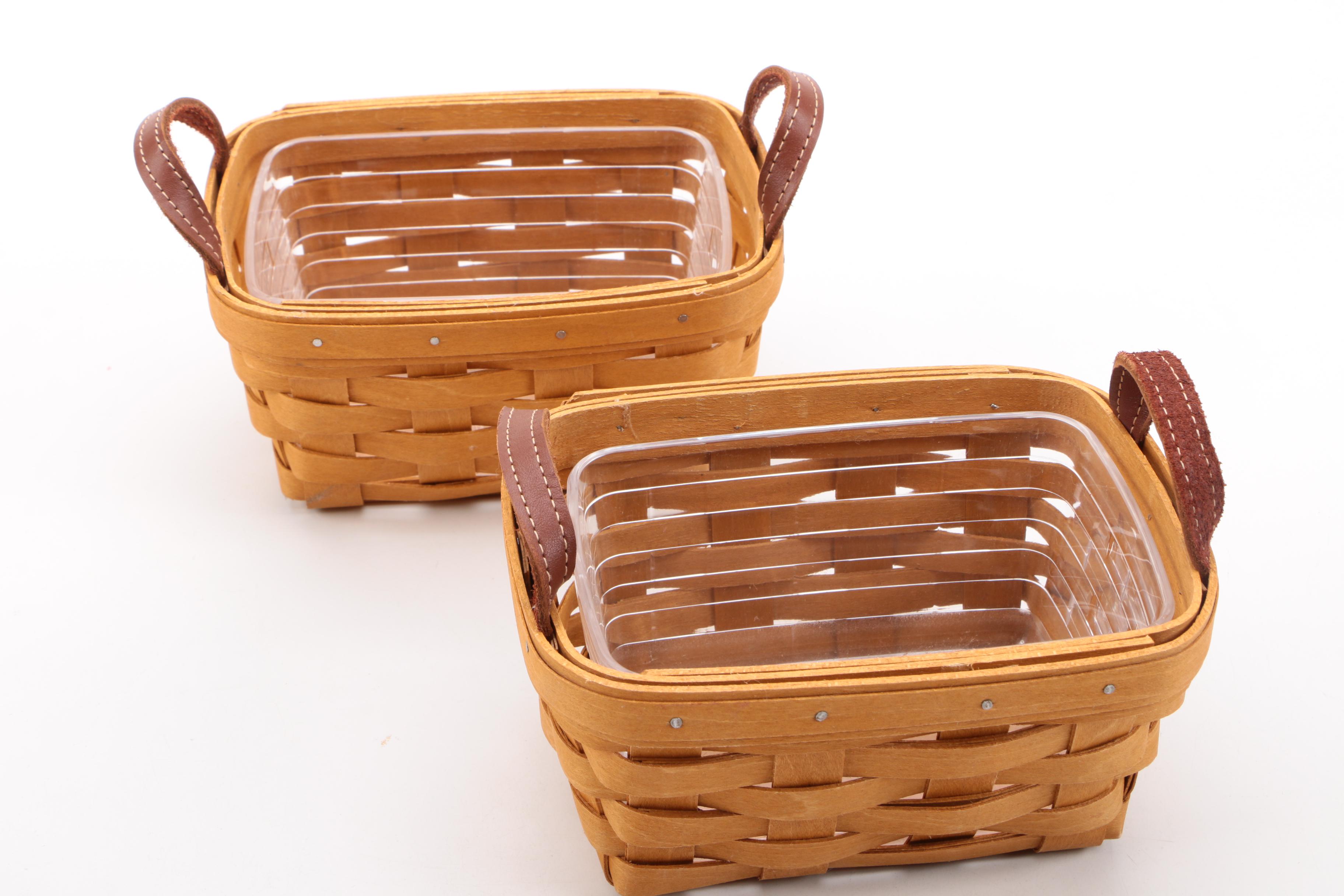 Longaberger Wall Clock with Baskets