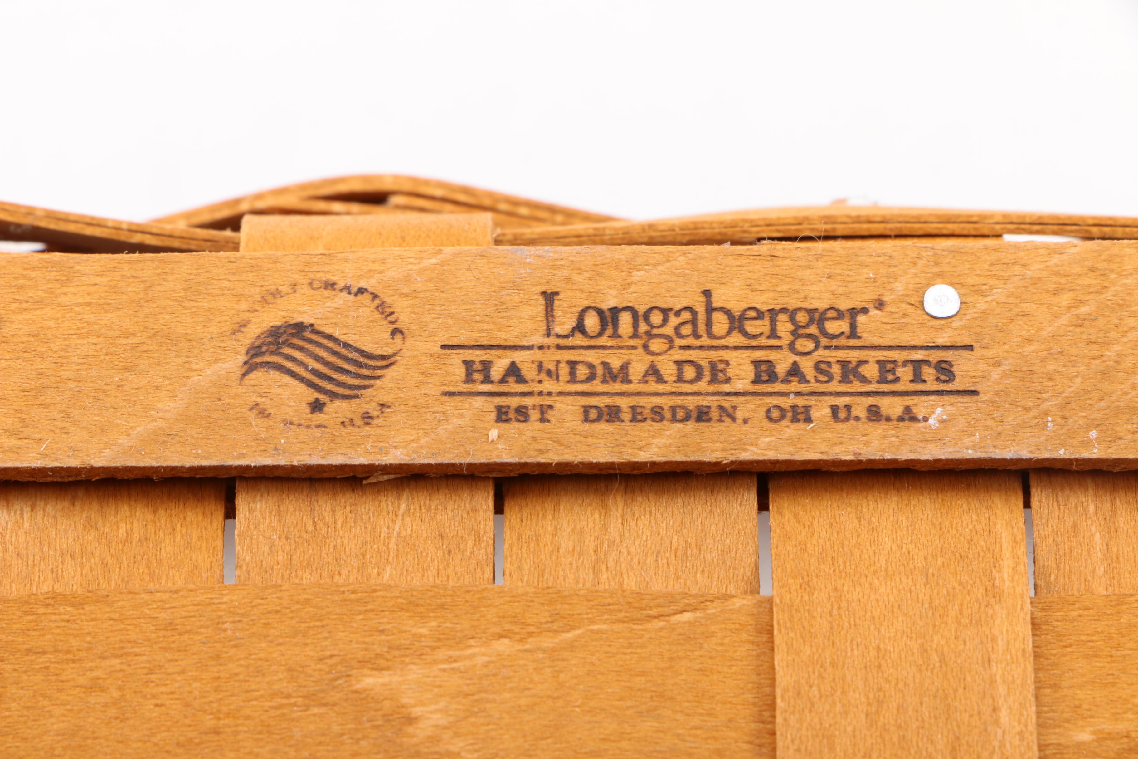 Longaberger Wall Clock with Baskets