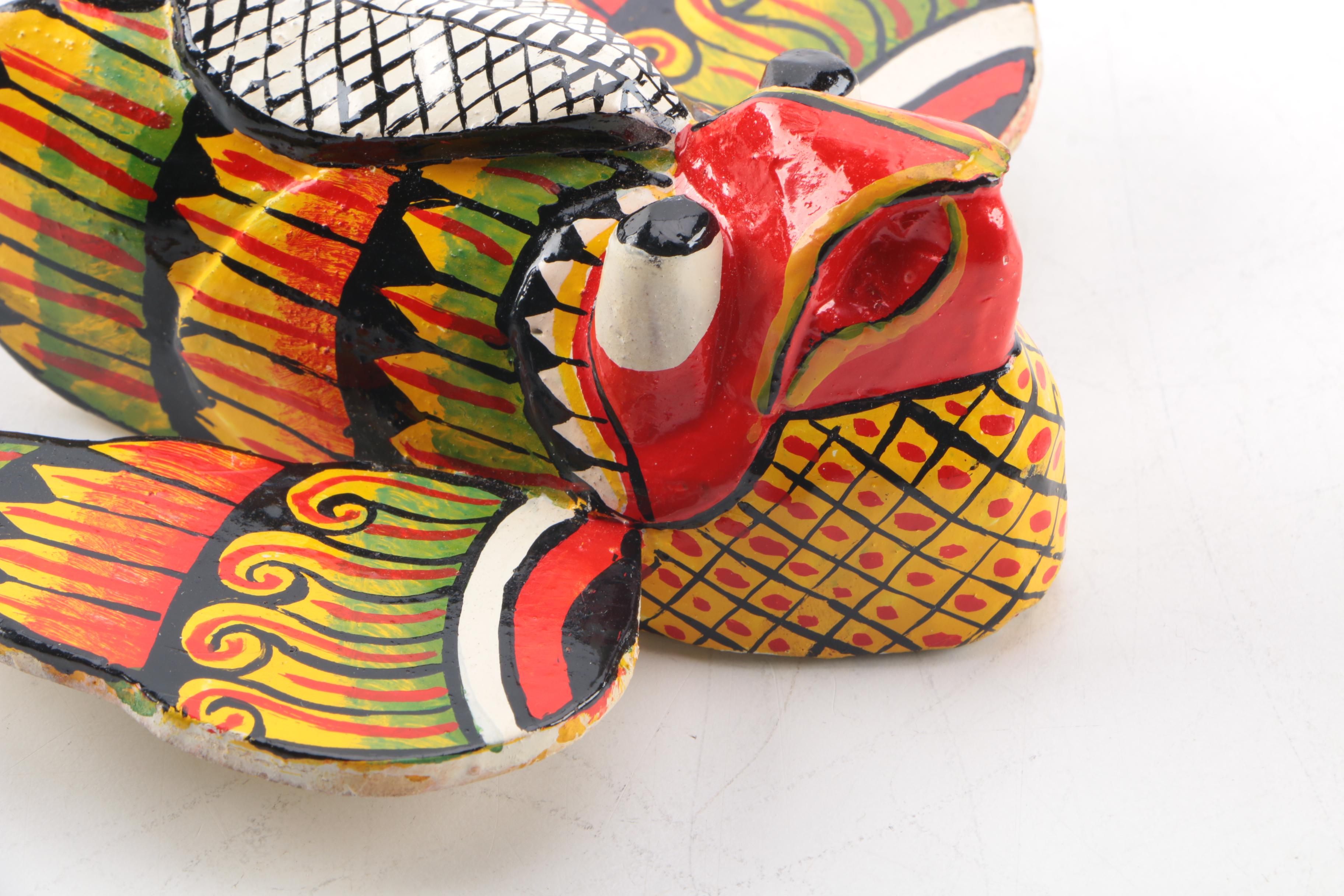 Sri Lankan Style Wooden Mask