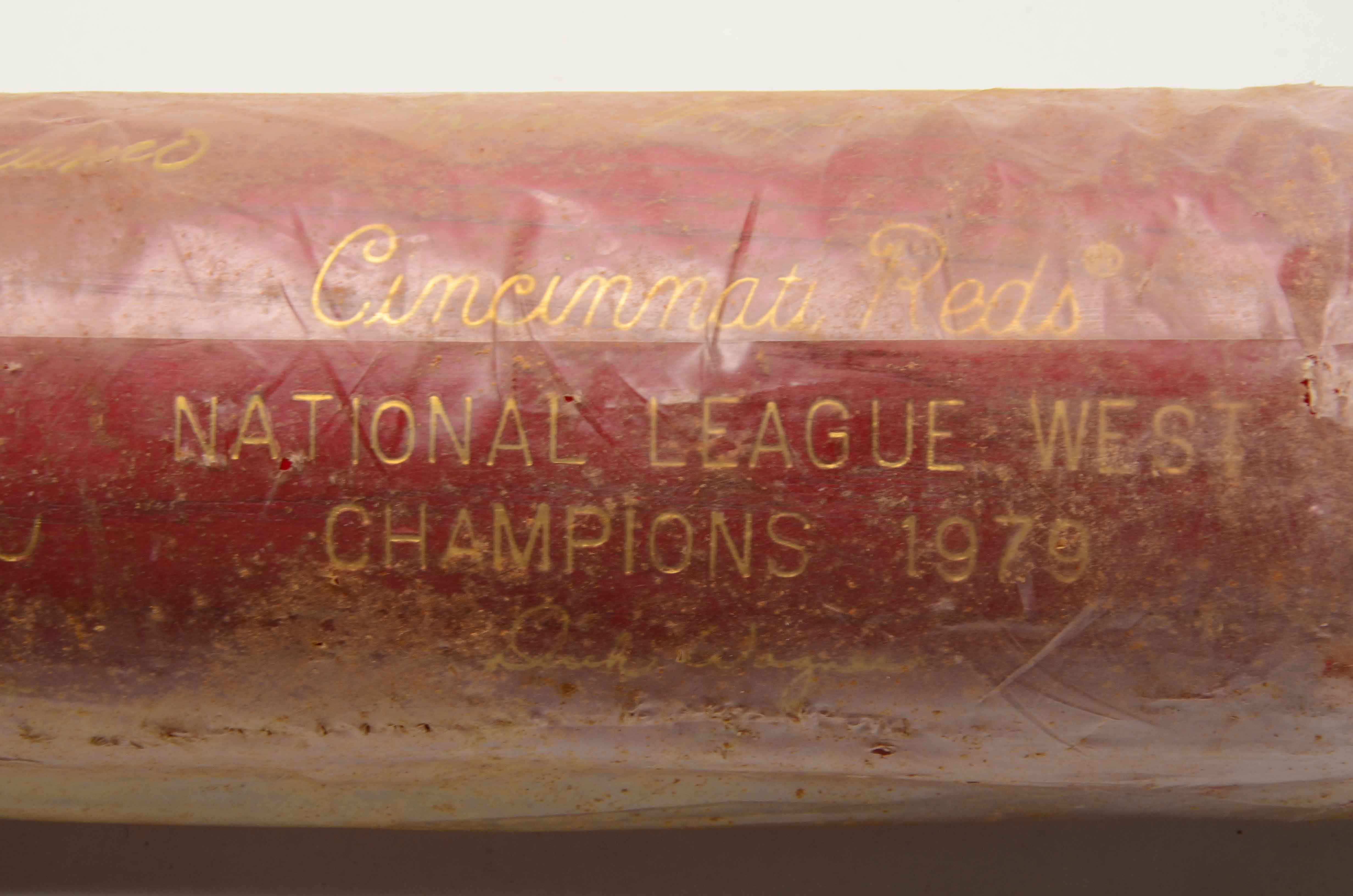 1979 Cincinnati Reds "NL West Champions" Bat In Original Cellophane