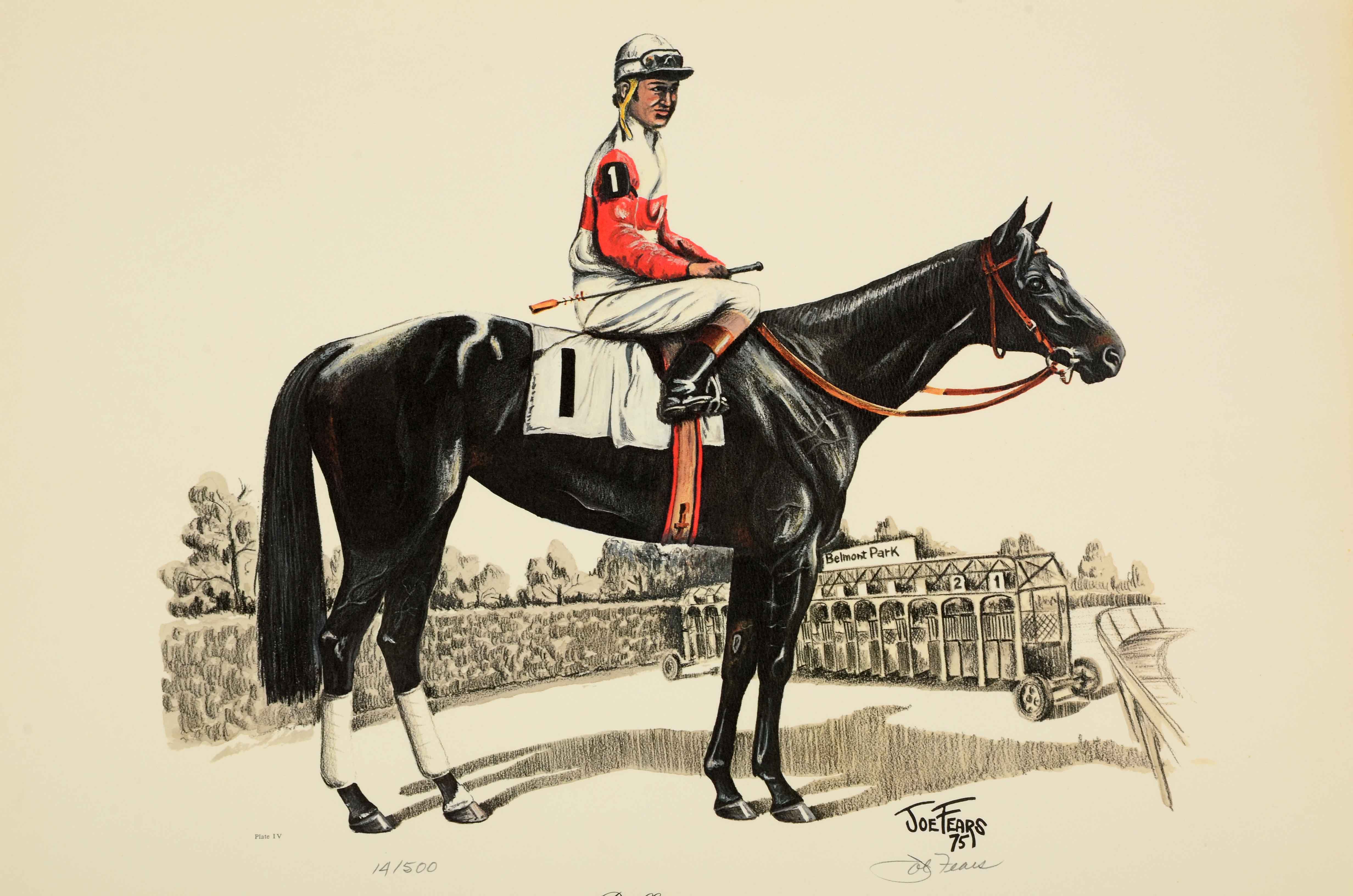 1976 Famous Filly Ruffian Signed Limited Edition Lithograph