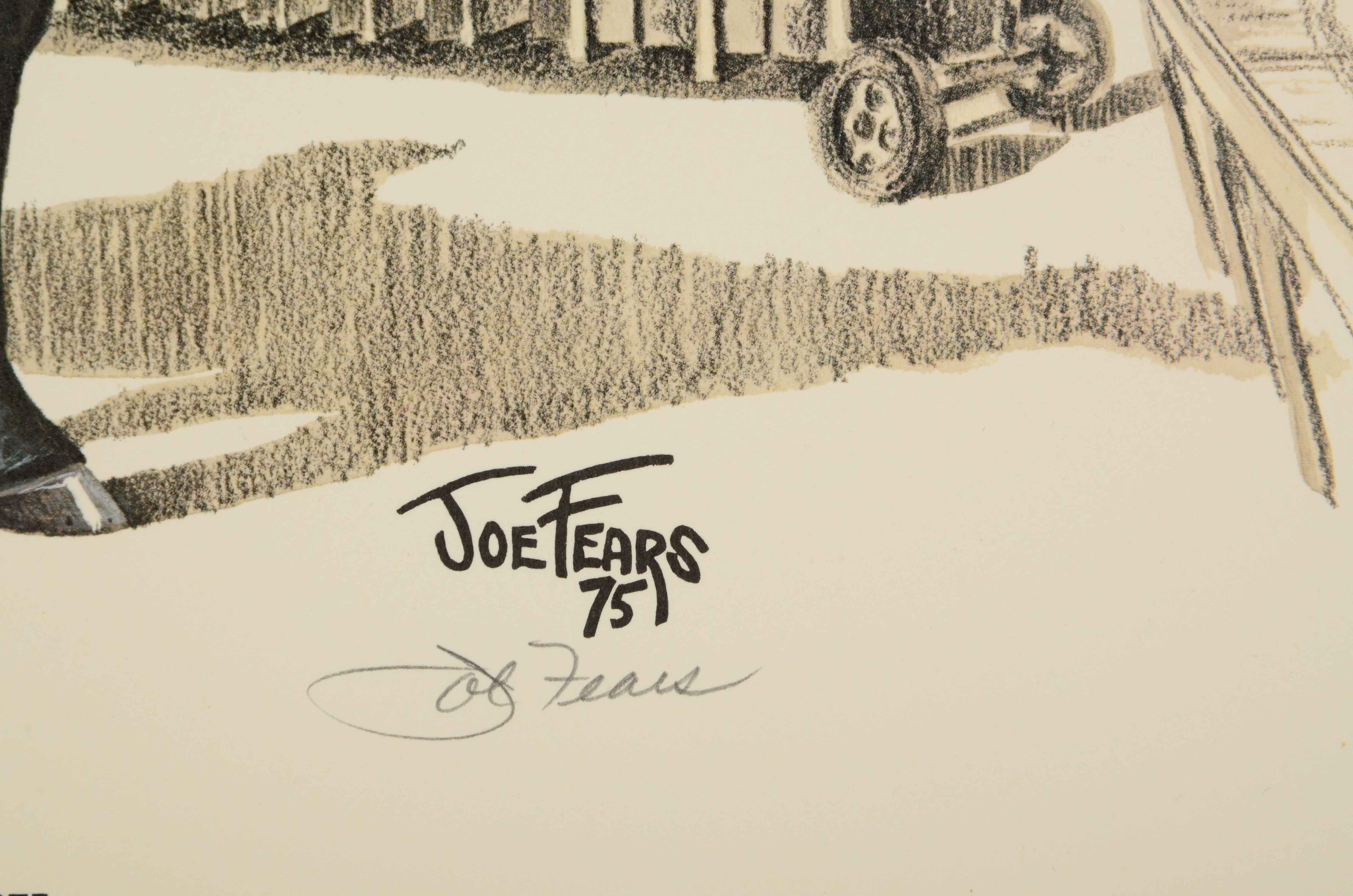 1976 Famous Filly Ruffian Signed Limited Edition Lithograph