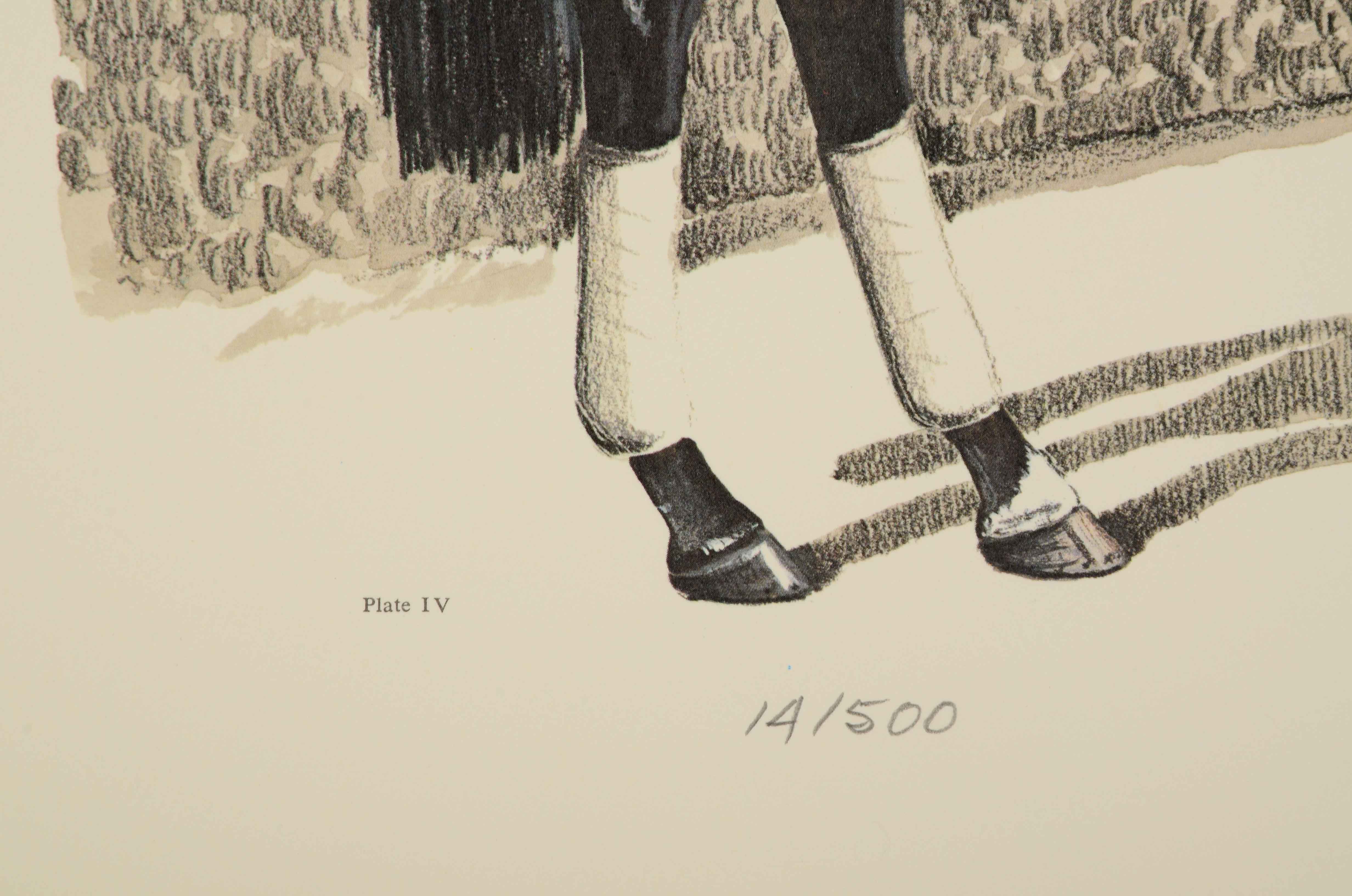 1976 Famous Filly Ruffian Signed Limited Edition Lithograph