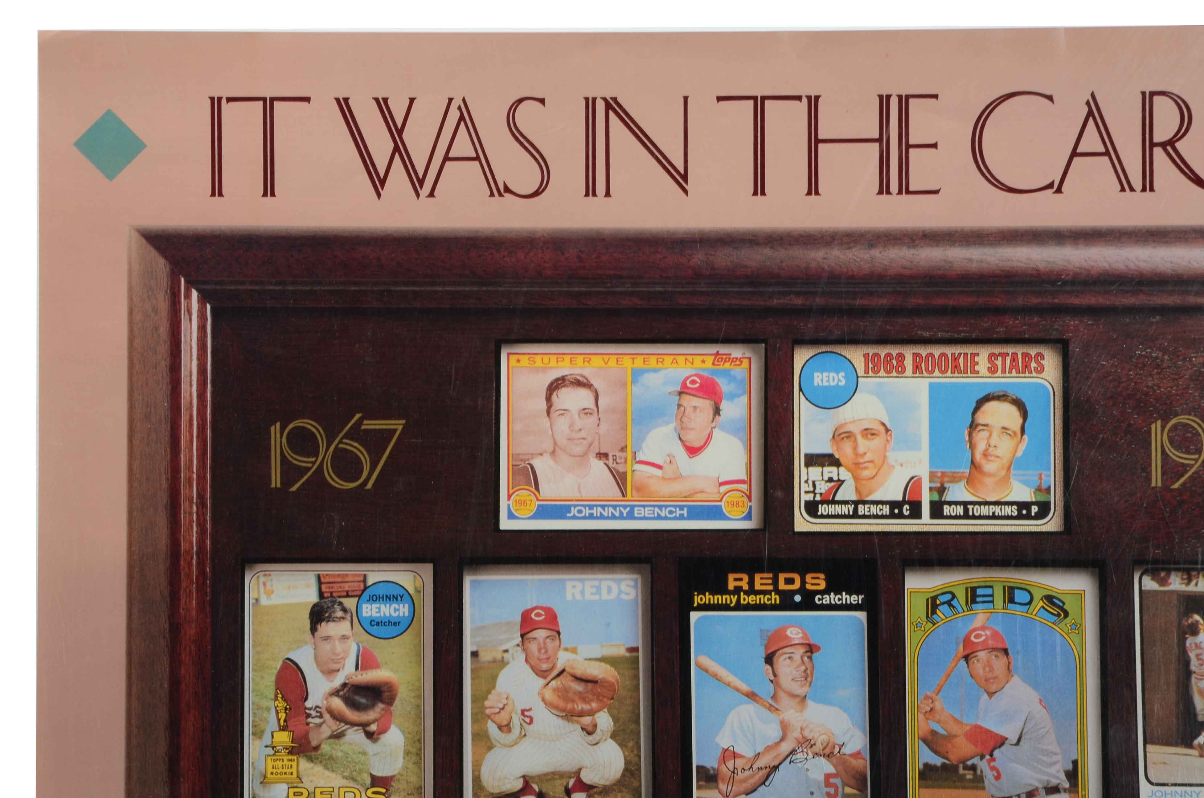 Johnny Bench Signed Poster