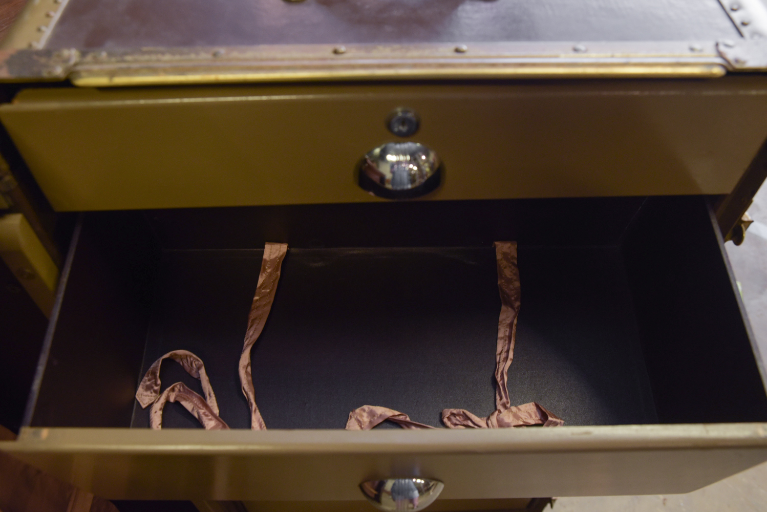 Vintage Wardrobe Steamer Trunk by Wheary