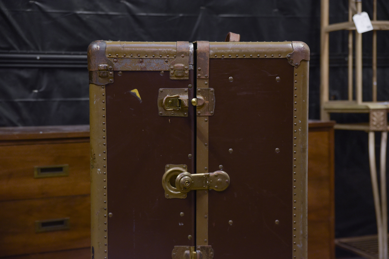Vintage Wardrobe Steamer Trunk by Wheary