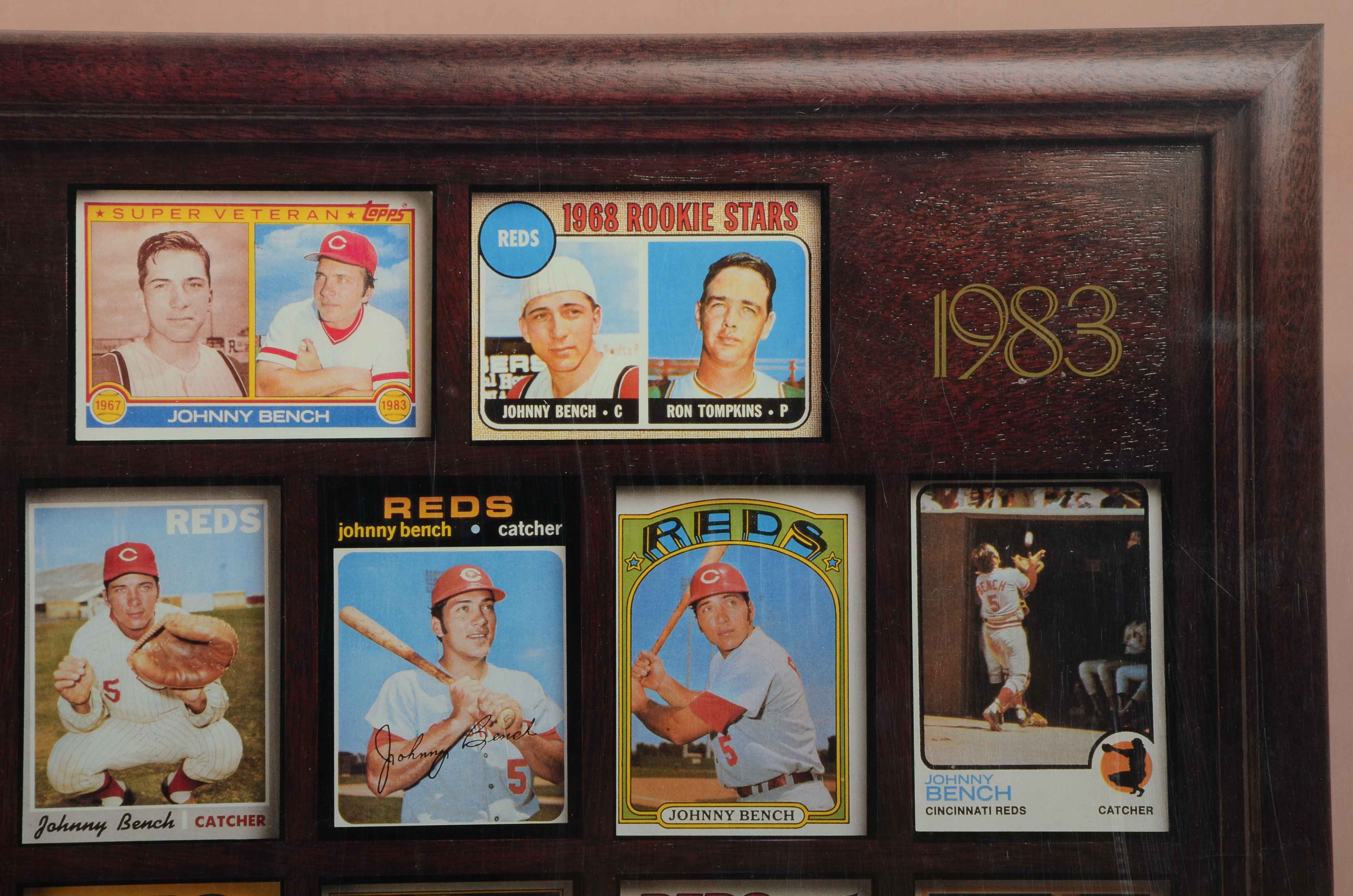 Johnny Bench Signed Poster