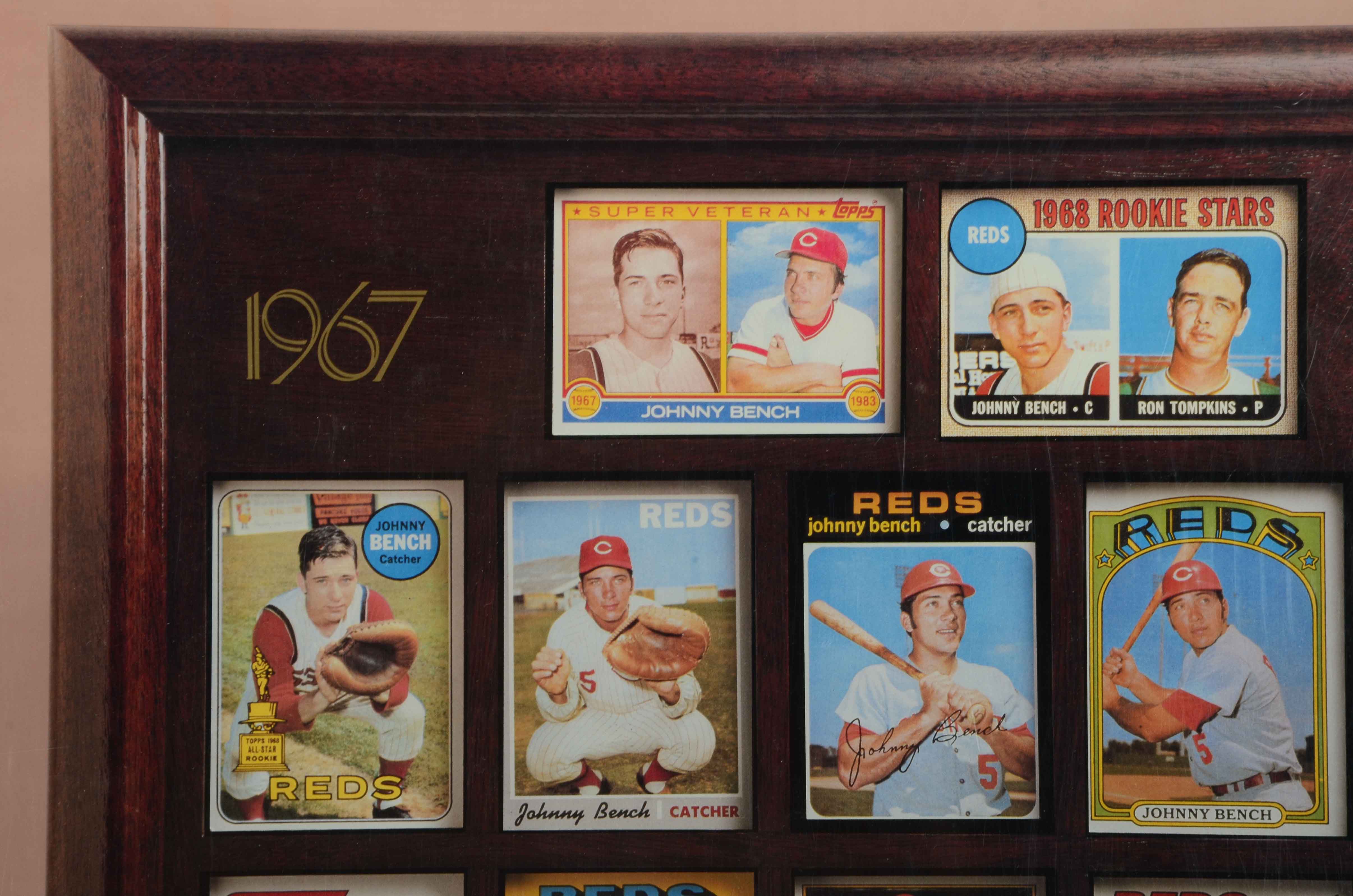 Johnny Bench Signed Poster