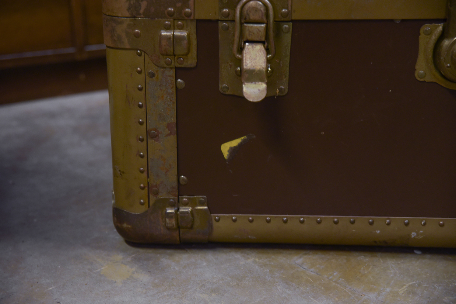 Vintage Wardrobe Steamer Trunk by Wheary