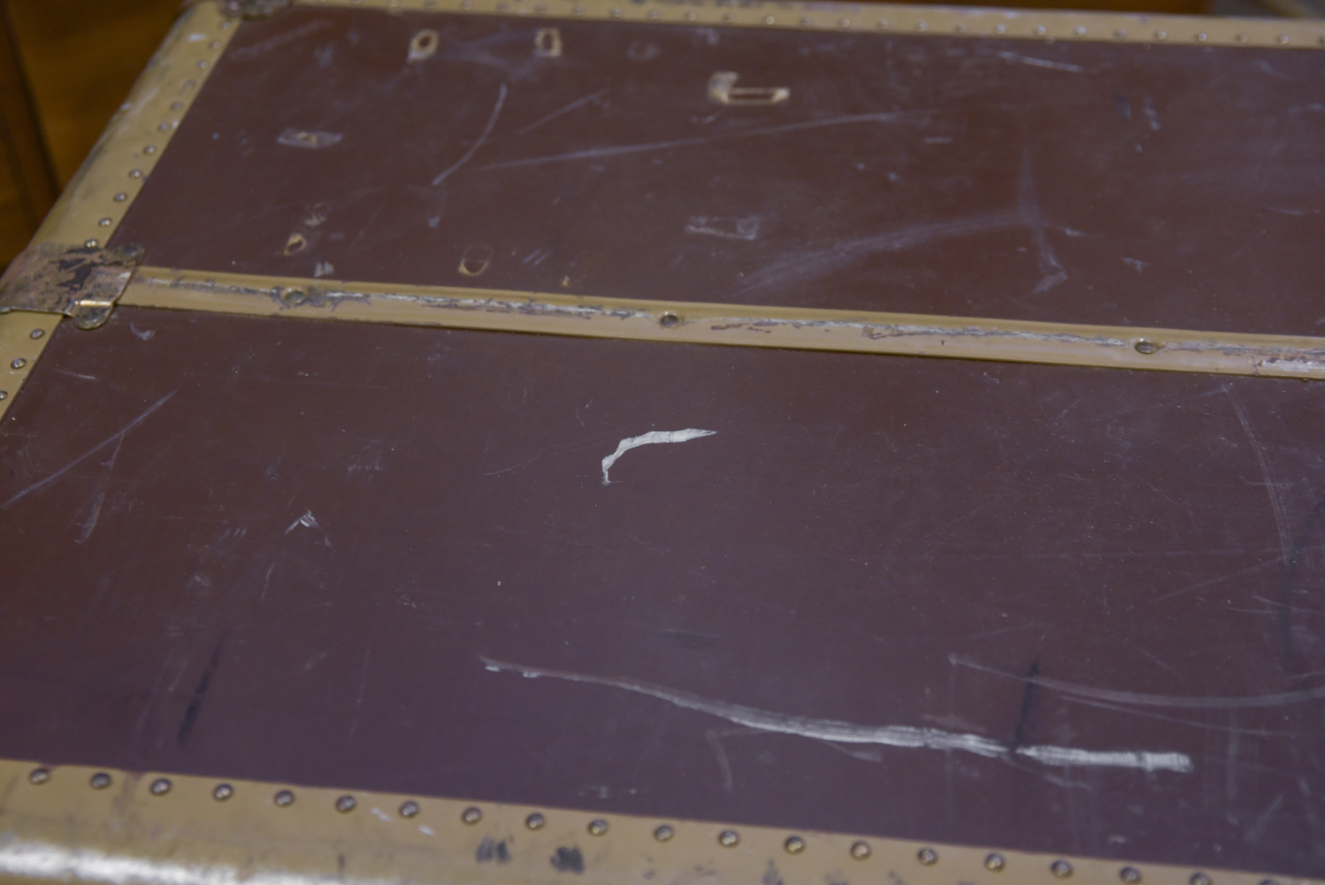 Vintage Wardrobe Steamer Trunk by Wheary