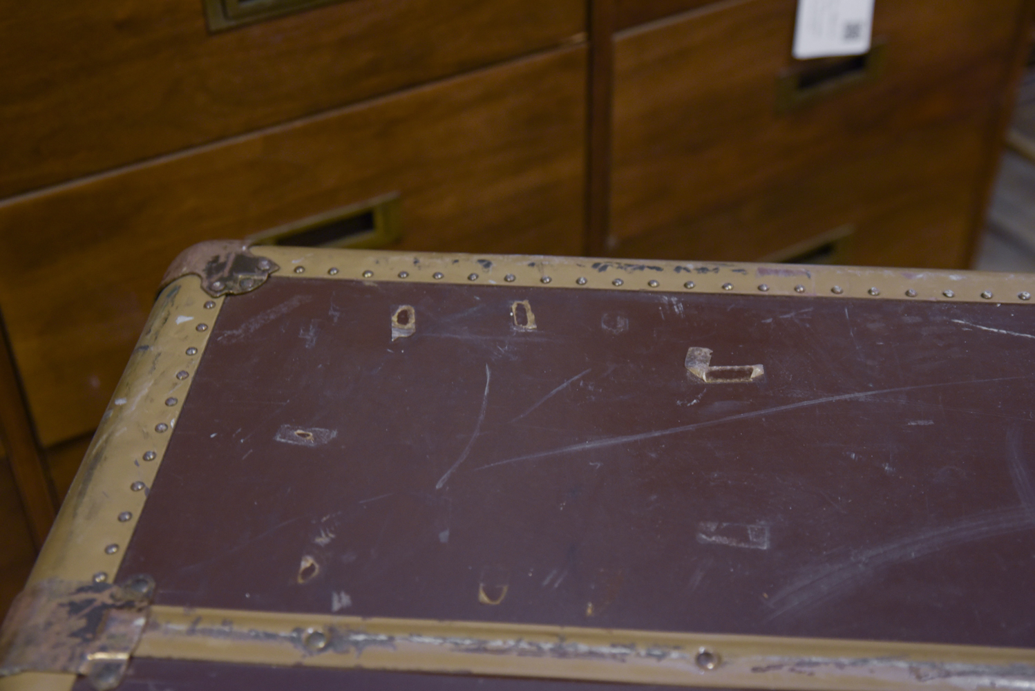 Vintage Wardrobe Steamer Trunk by Wheary