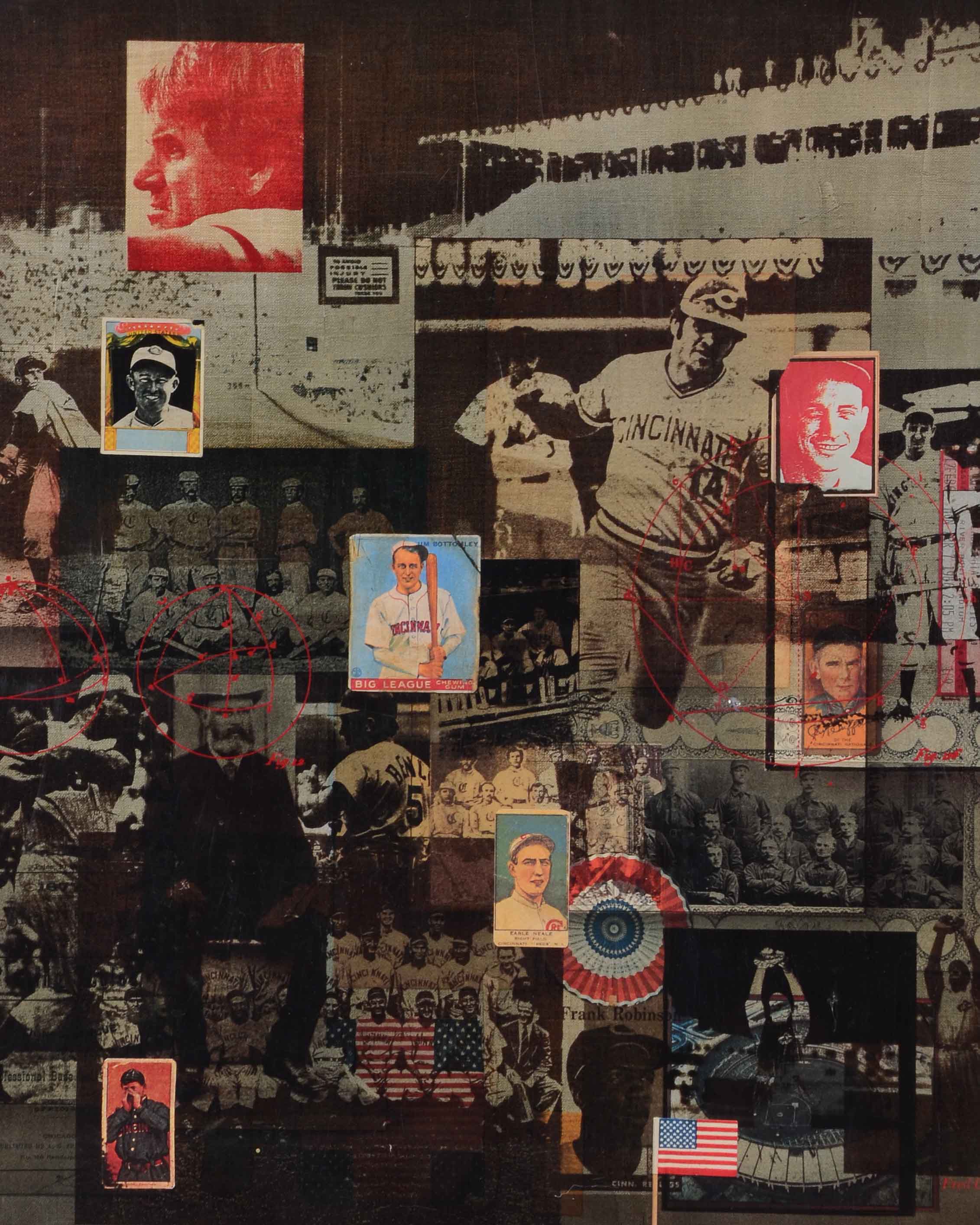 Rose Signed Poster with a Reds Poster