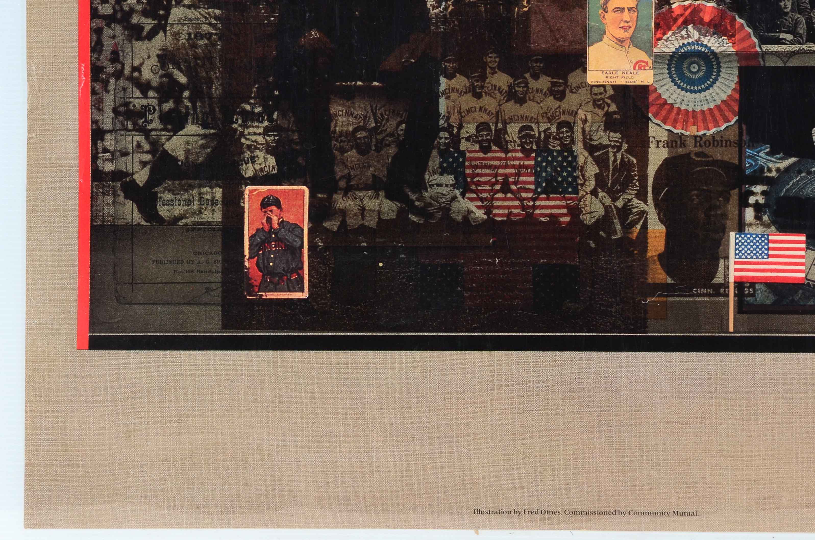 Rose Signed Poster with a Reds Poster