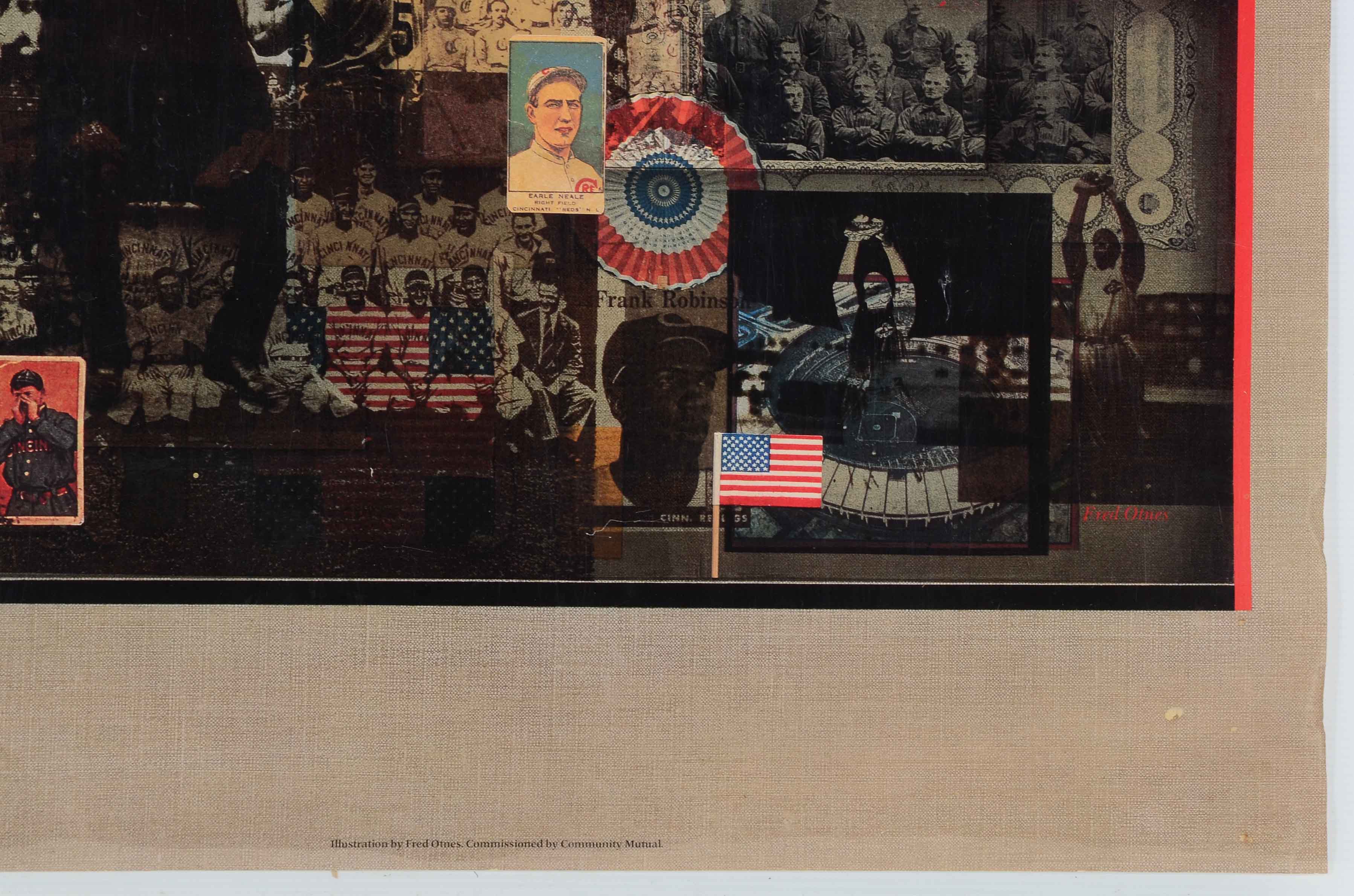 Rose Signed Poster with a Reds Poster