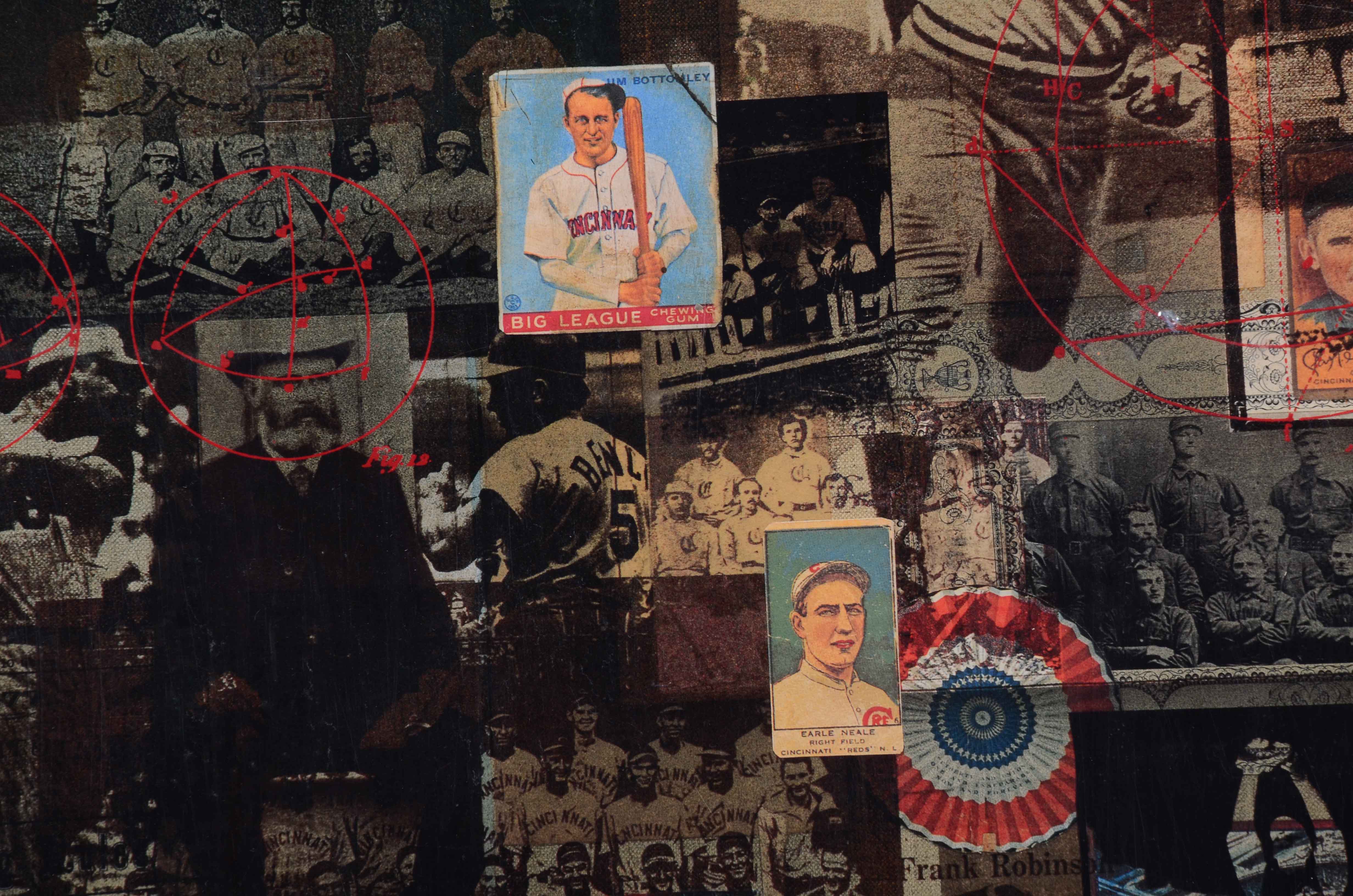 Rose Signed Poster with a Reds Poster