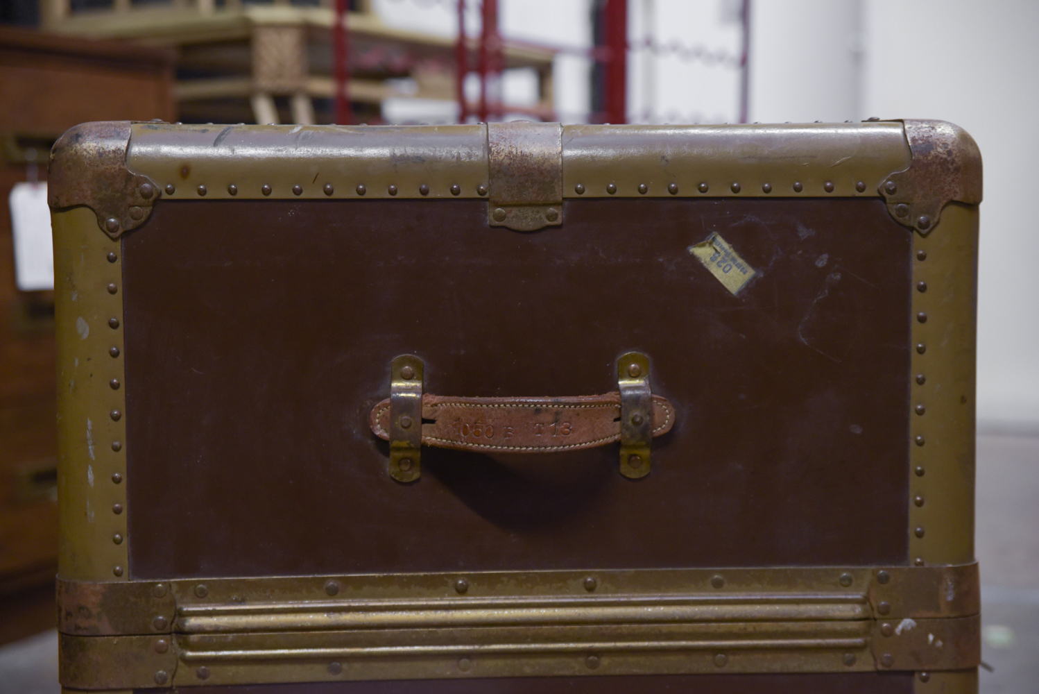 Vintage Wardrobe Steamer Trunk by Wheary