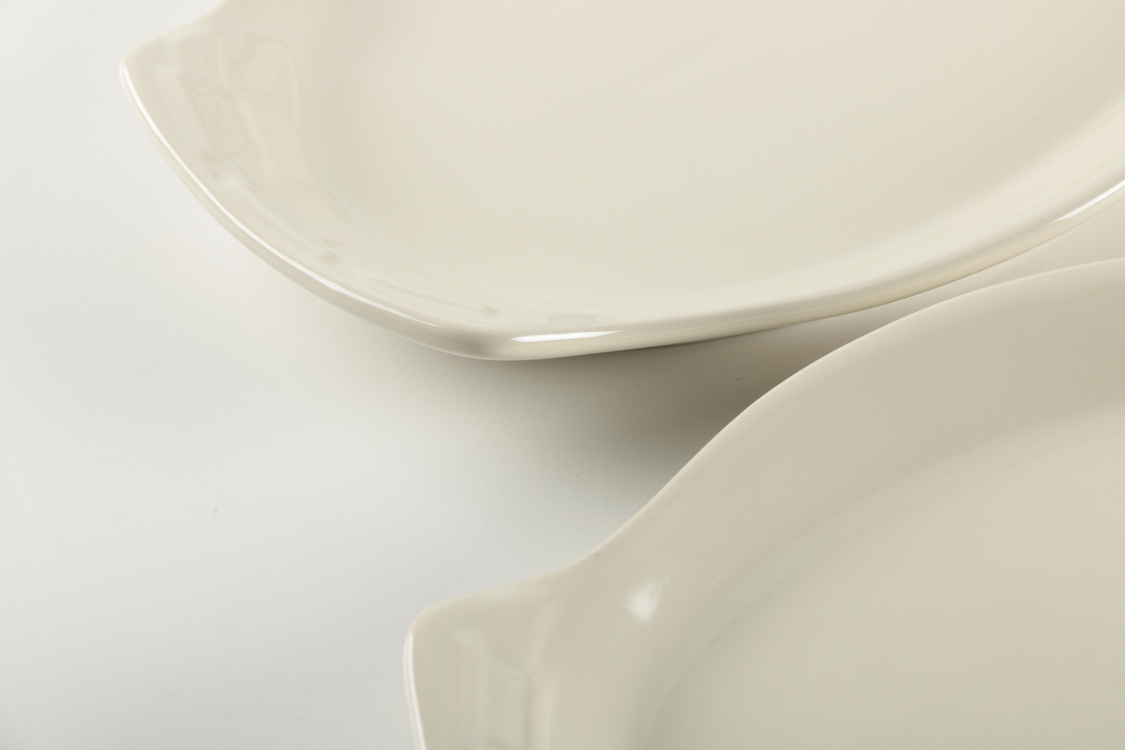Longaberger Ceramic Bakeware and Wire Umbrella Basket