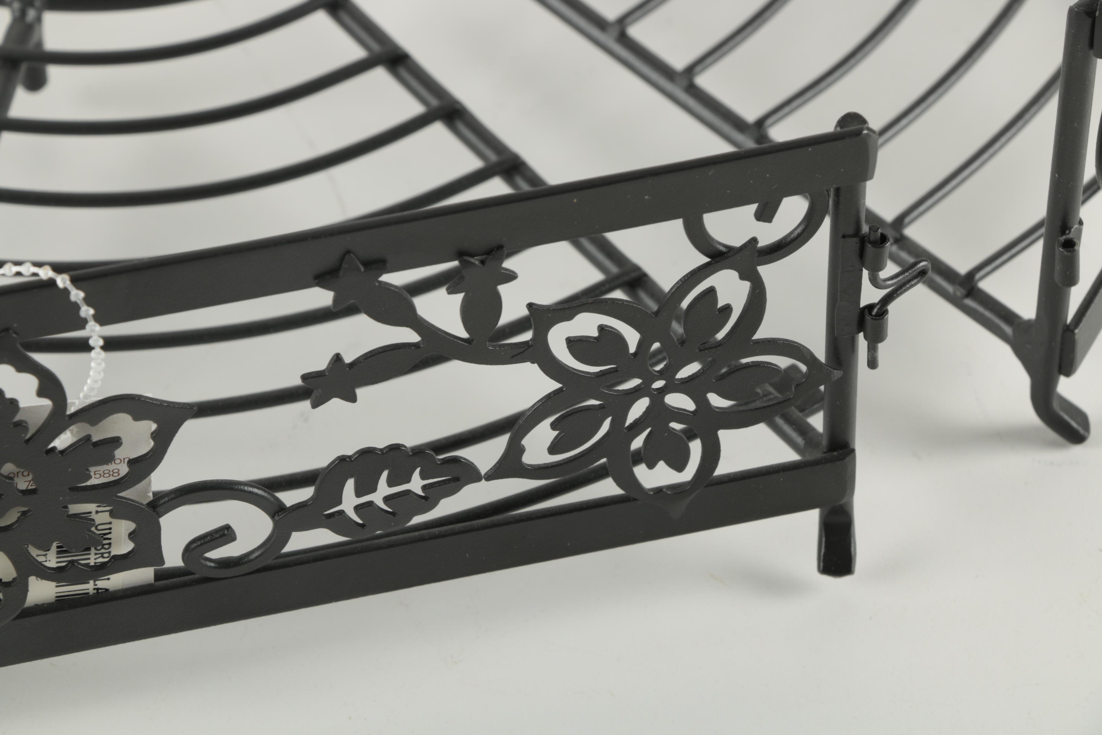 Longaberger Ceramic Bakeware and Wire Umbrella Basket