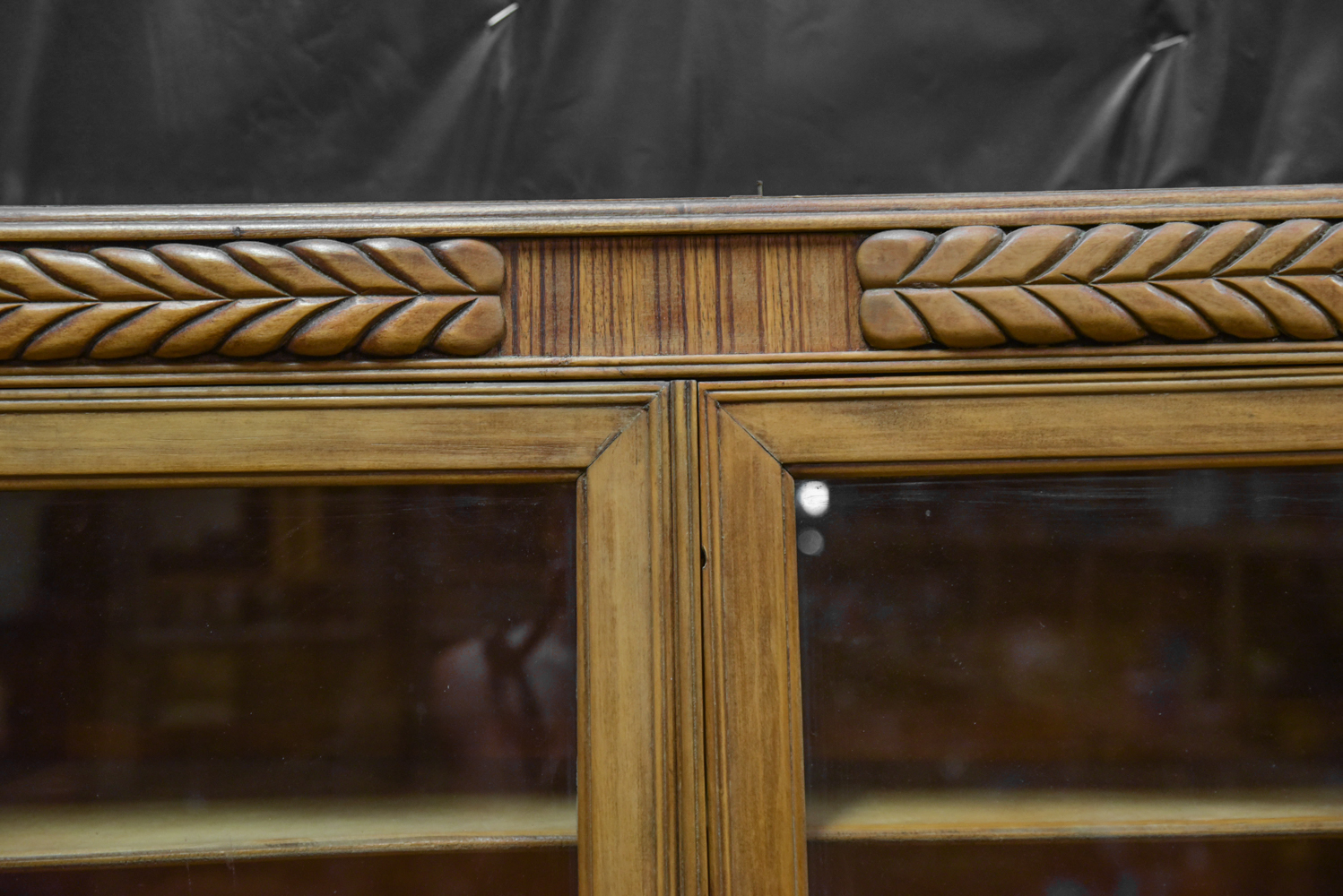 Art Deco Style Walnut and Veneer Cabinet