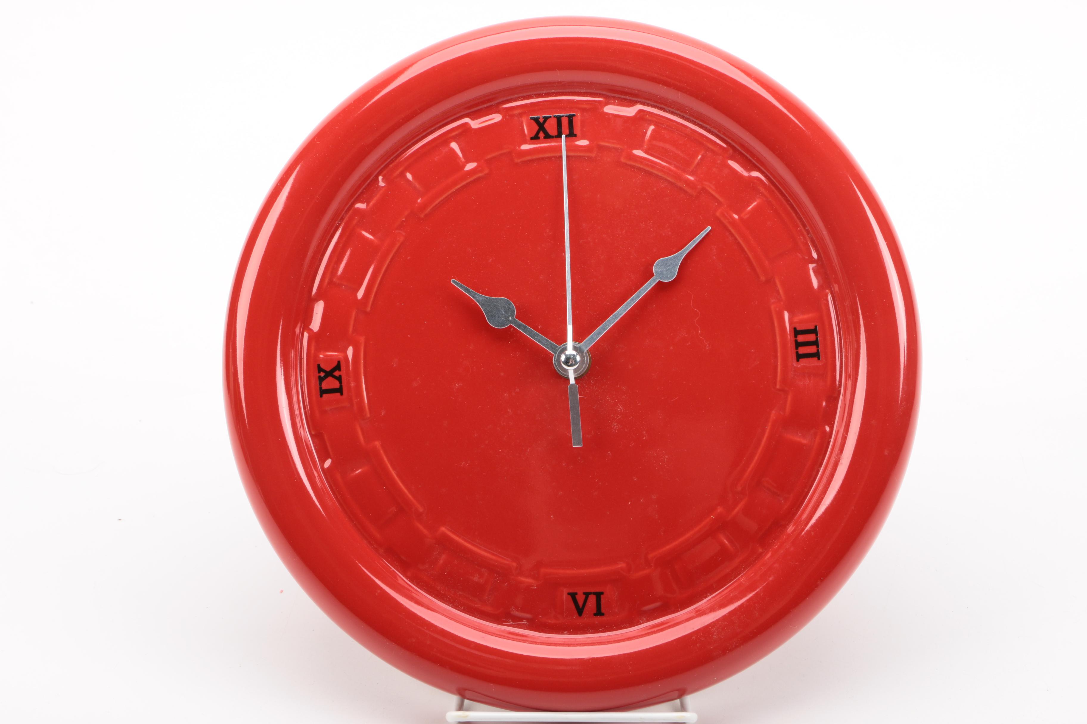 Longaberger Wall Clock with Baskets