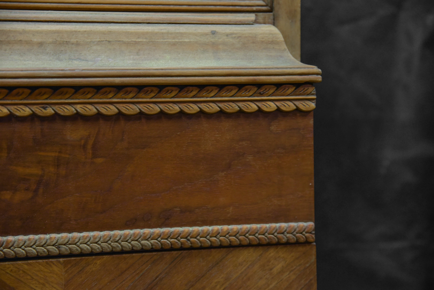 Art Deco Style Walnut and Veneer Cabinet